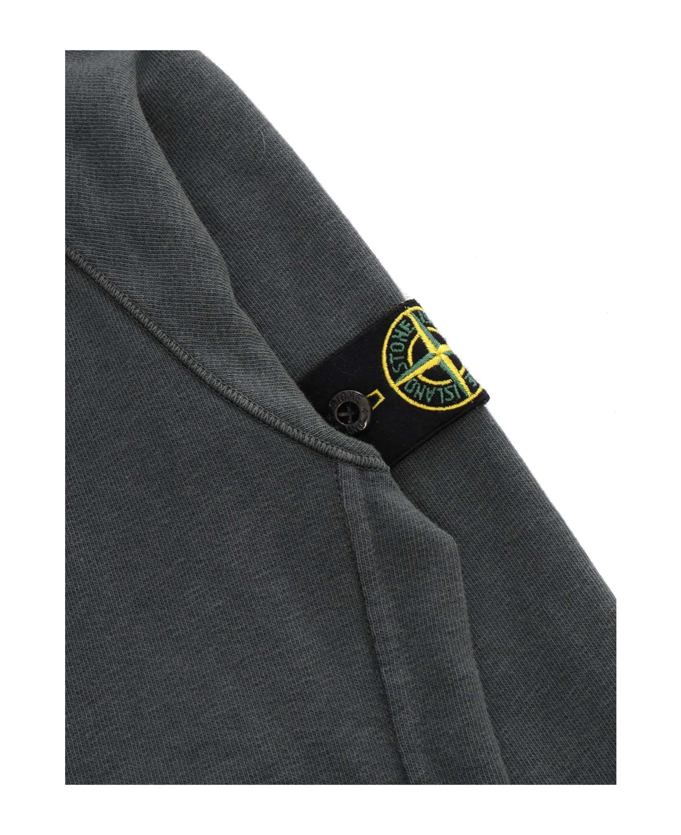 Stone Island Junior Dark Gray Sweatshirt - GREY