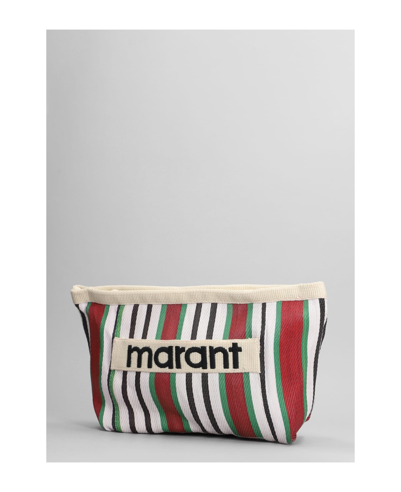 Isabel Marant Powden Clutch In Multicolor Nylon - RED