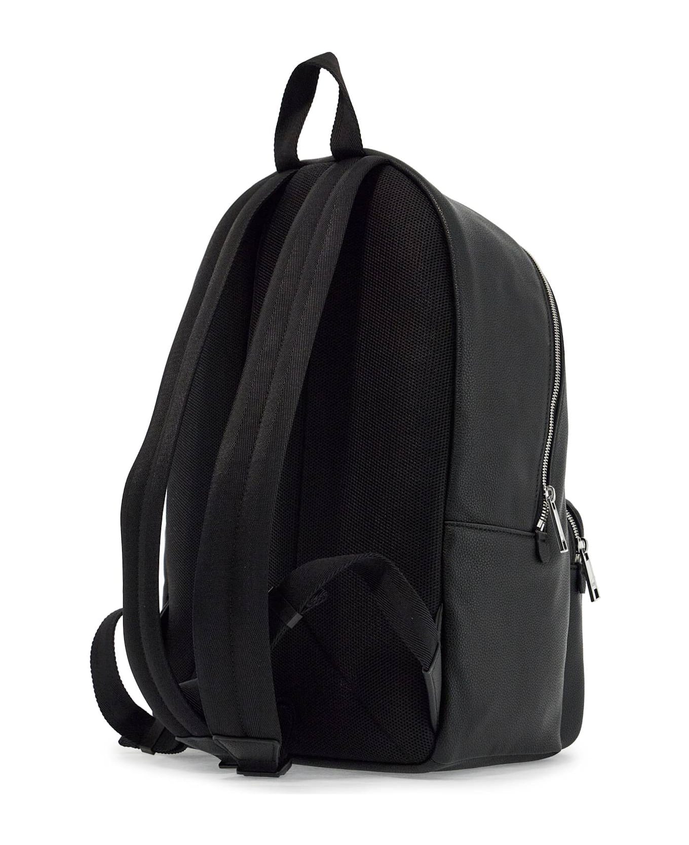 Hugo Boss Eco-leather Backpack - Black