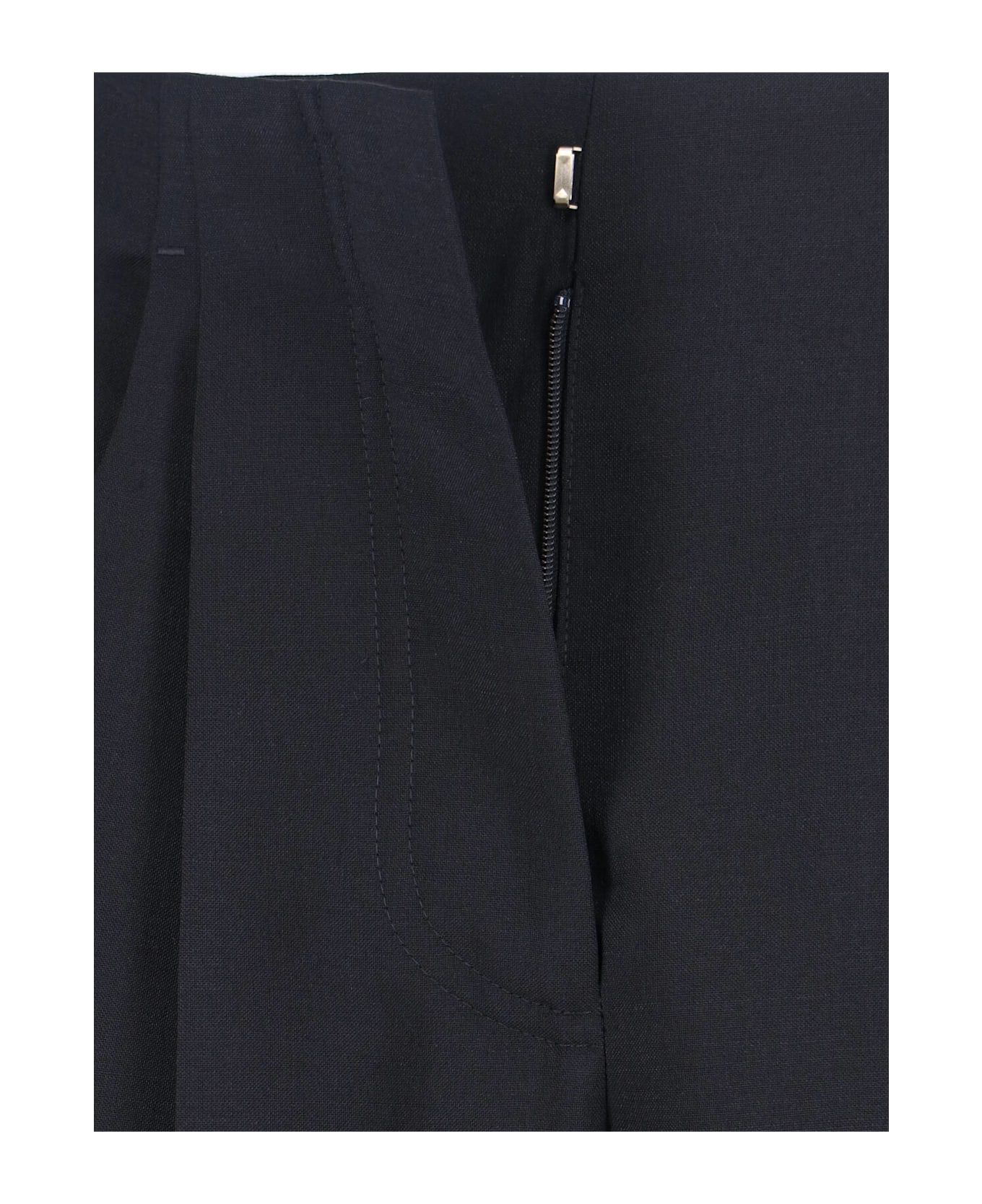 Fendi Wool And Mohair Pants - Gme Black