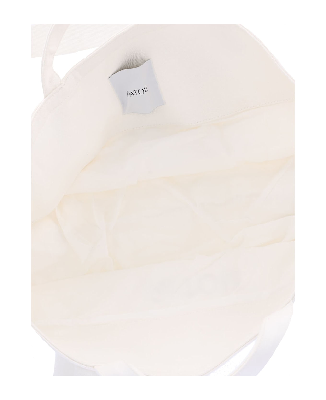 Patou 
patou
 Large Trapeze Tote Bag - White