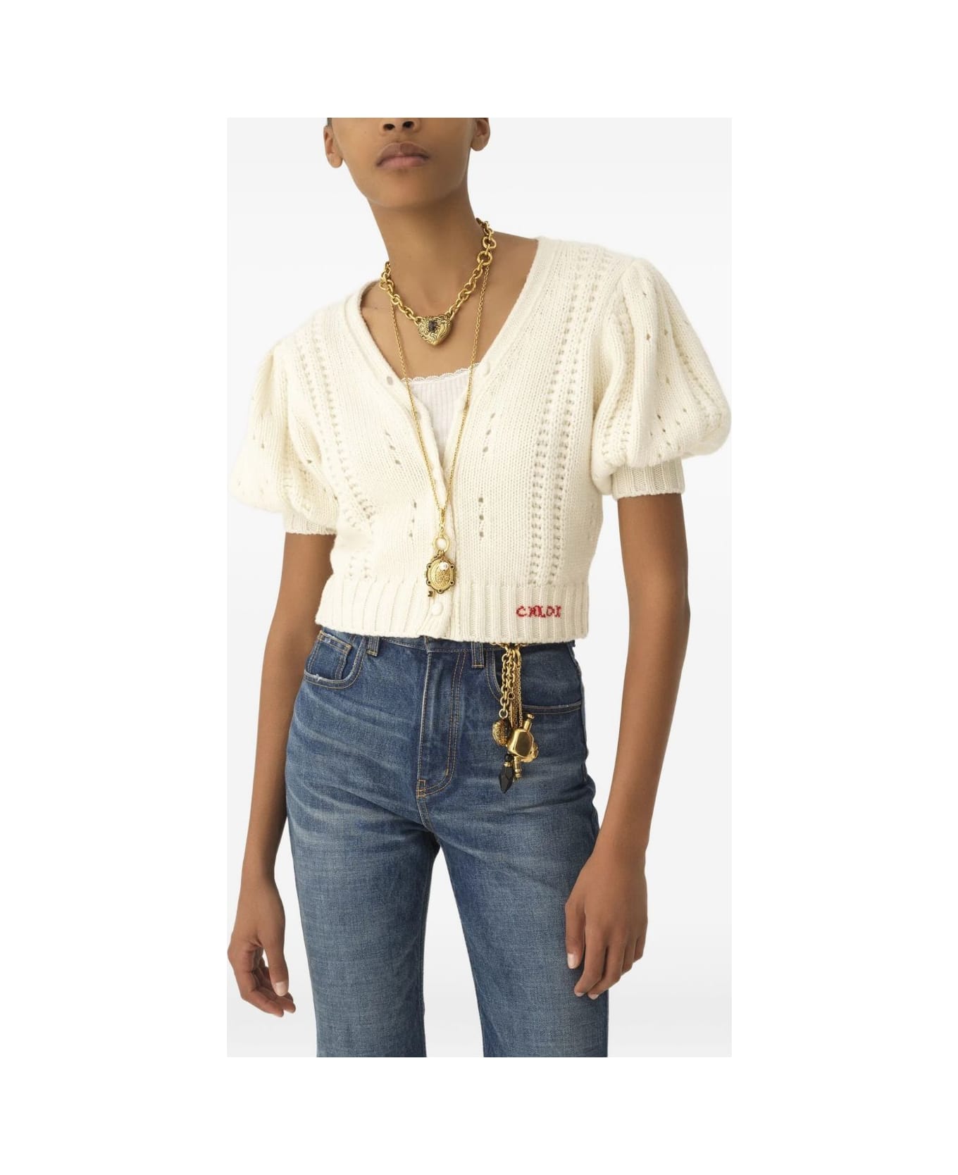 Chloé Wool Top - White