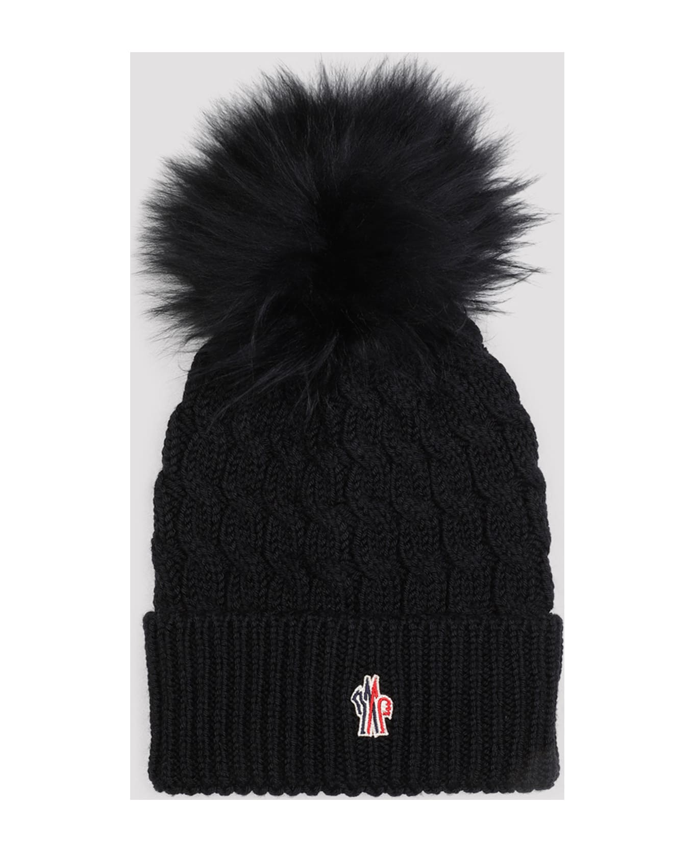 Moncler Grenoble Virgin Wool Hat - Black