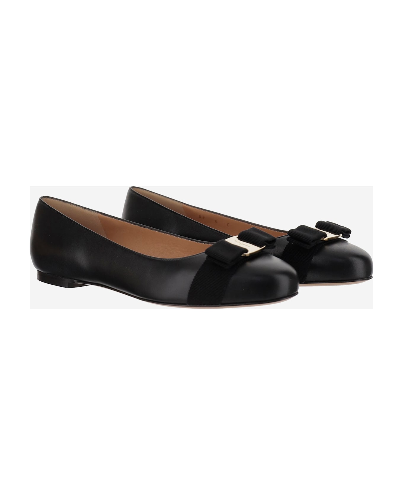 Ferragamo Ballet Flat Varina - Black
