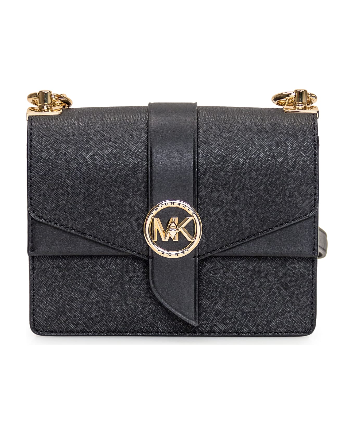 MICHAEL Michael Kors Greenwich Shoulder Bag - Black