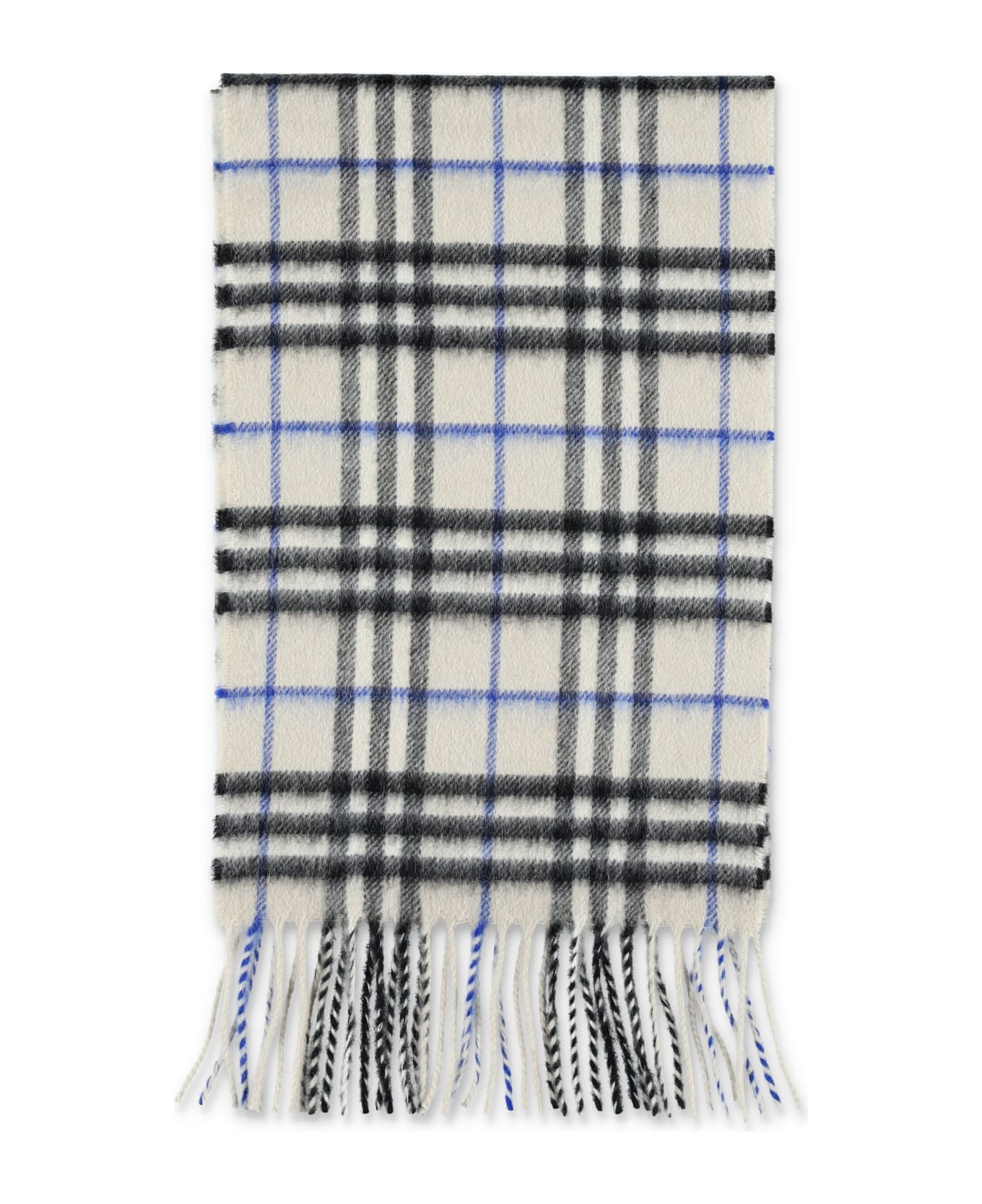 Burberry Check Scarf - Gray