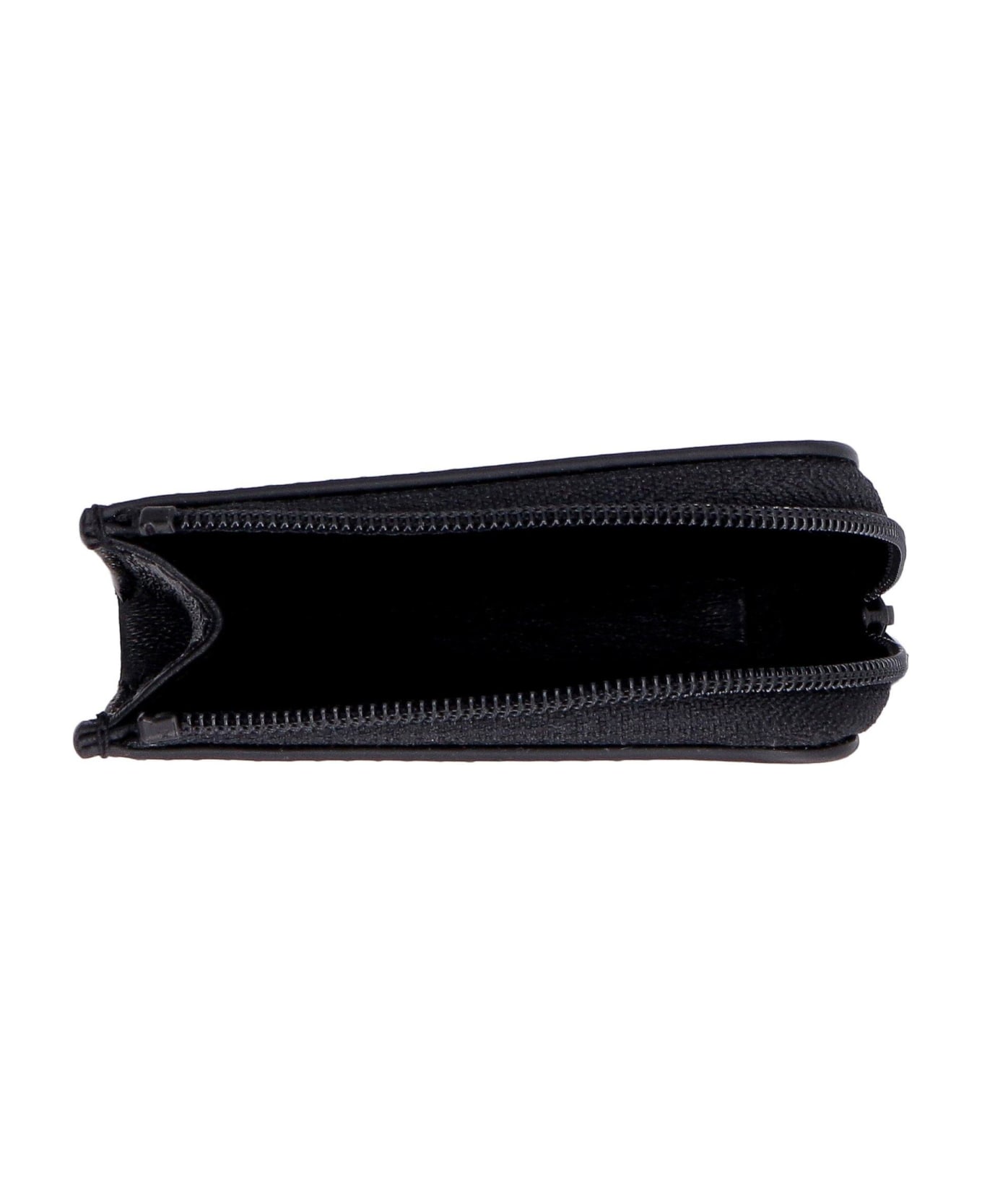 Alexander McQueen Logo Printed Zipped Wallet - Black 財布