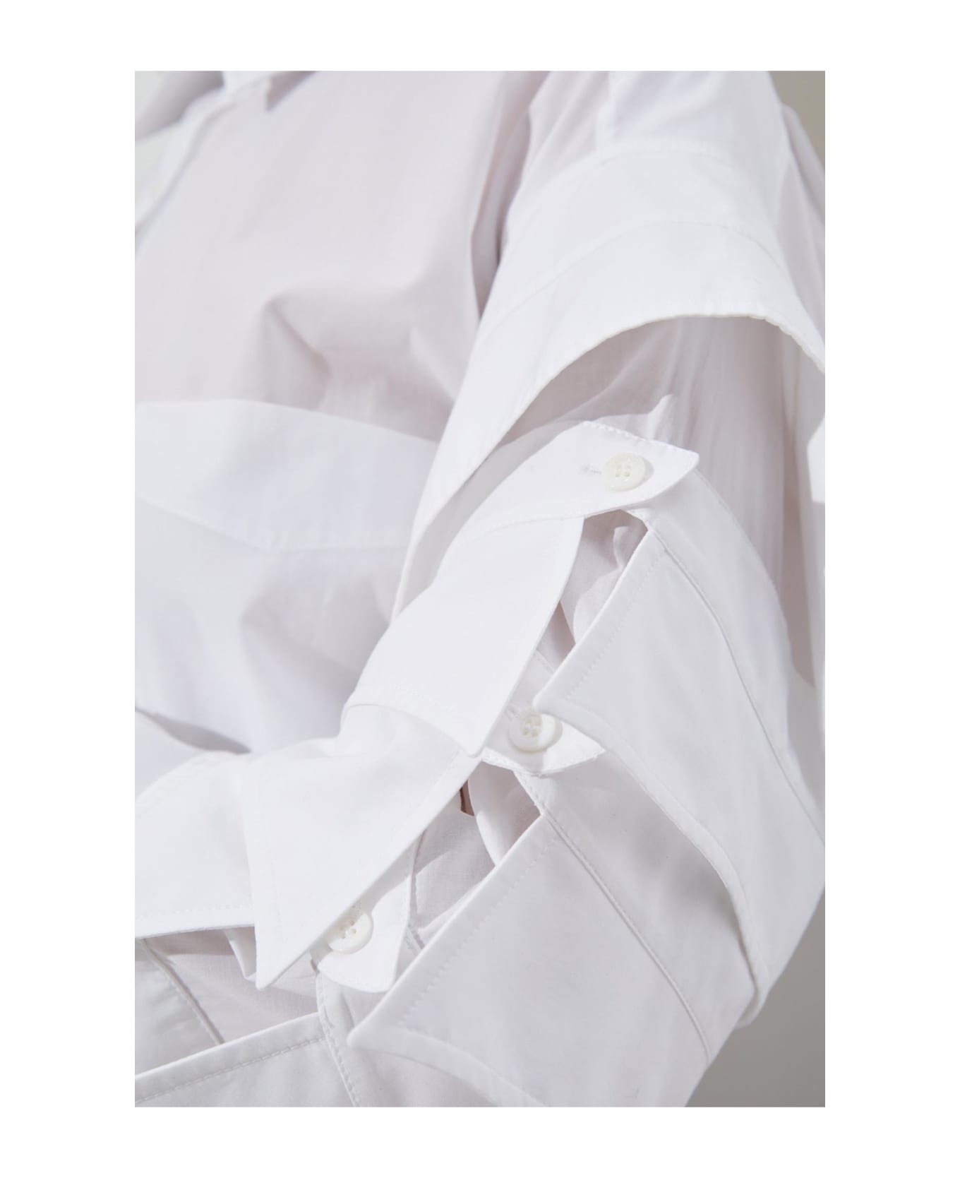 Moschino Shirt With Pocket - WHITE