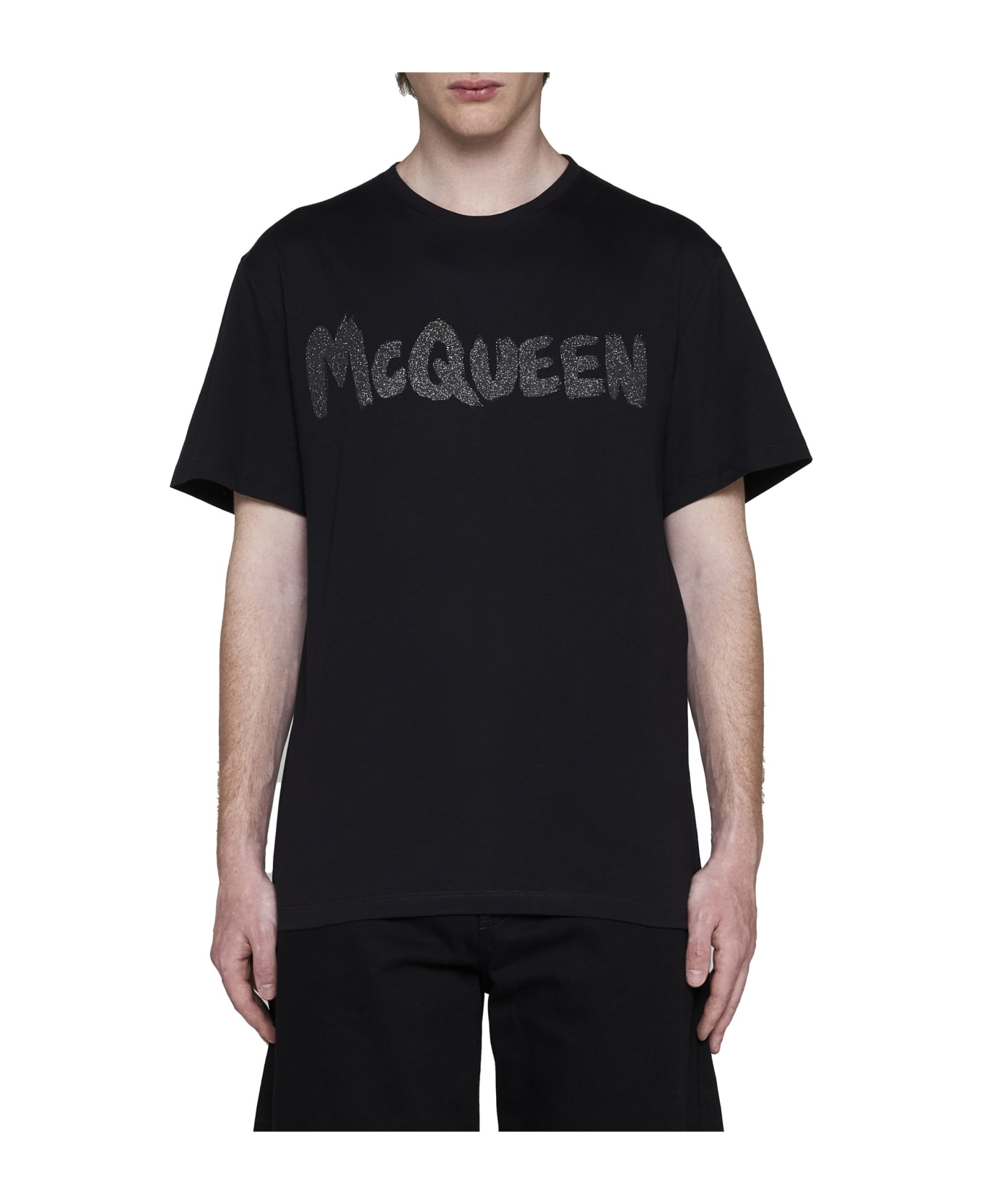 Alexander McQueen T-Shirt - Black/steel