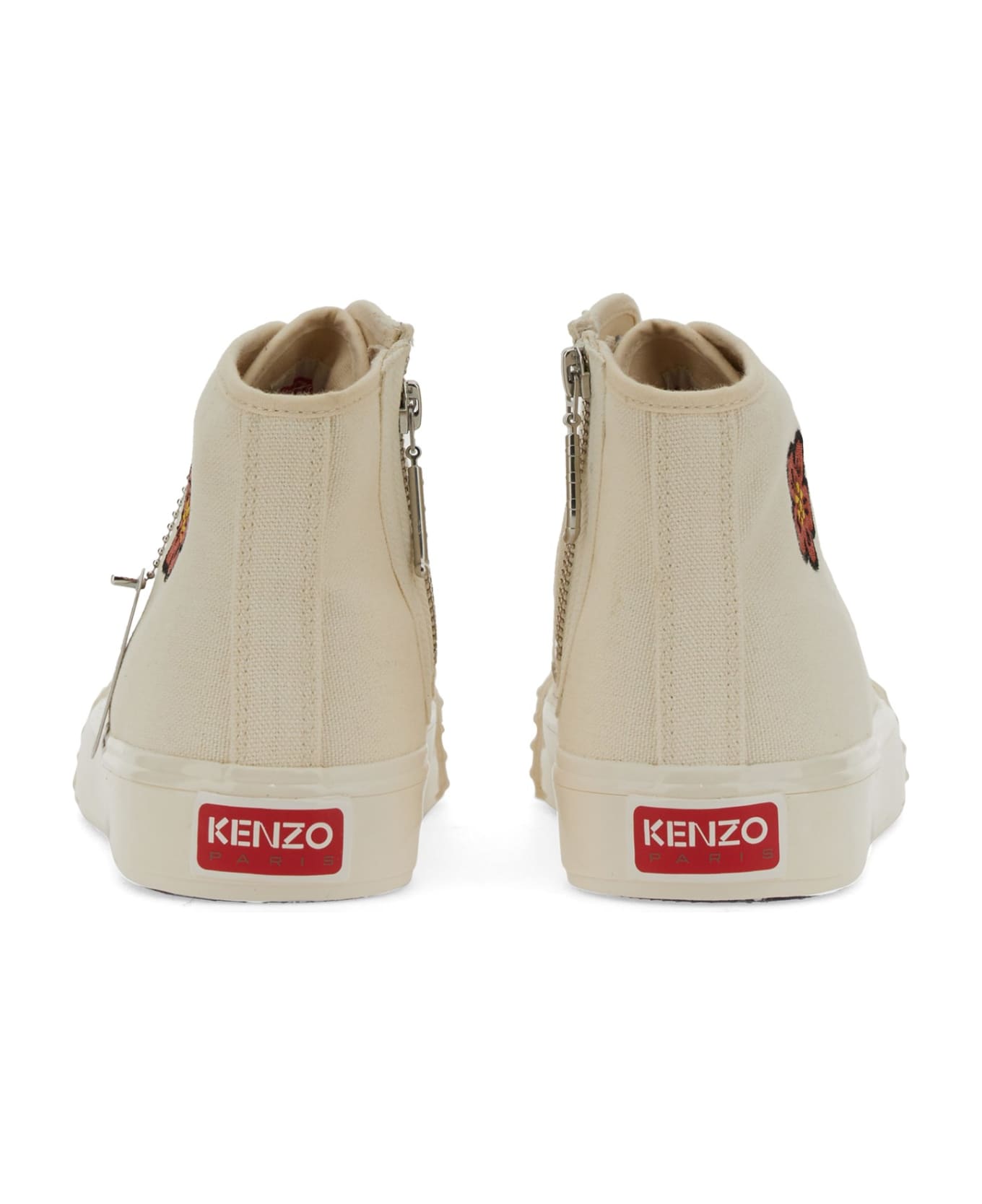 Kenzo School High-top Sneakers - Ivory