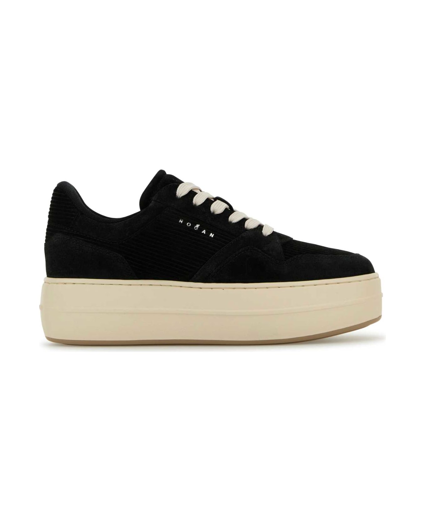 Hogan Black Suede Skyscraper Sneakers - NERO