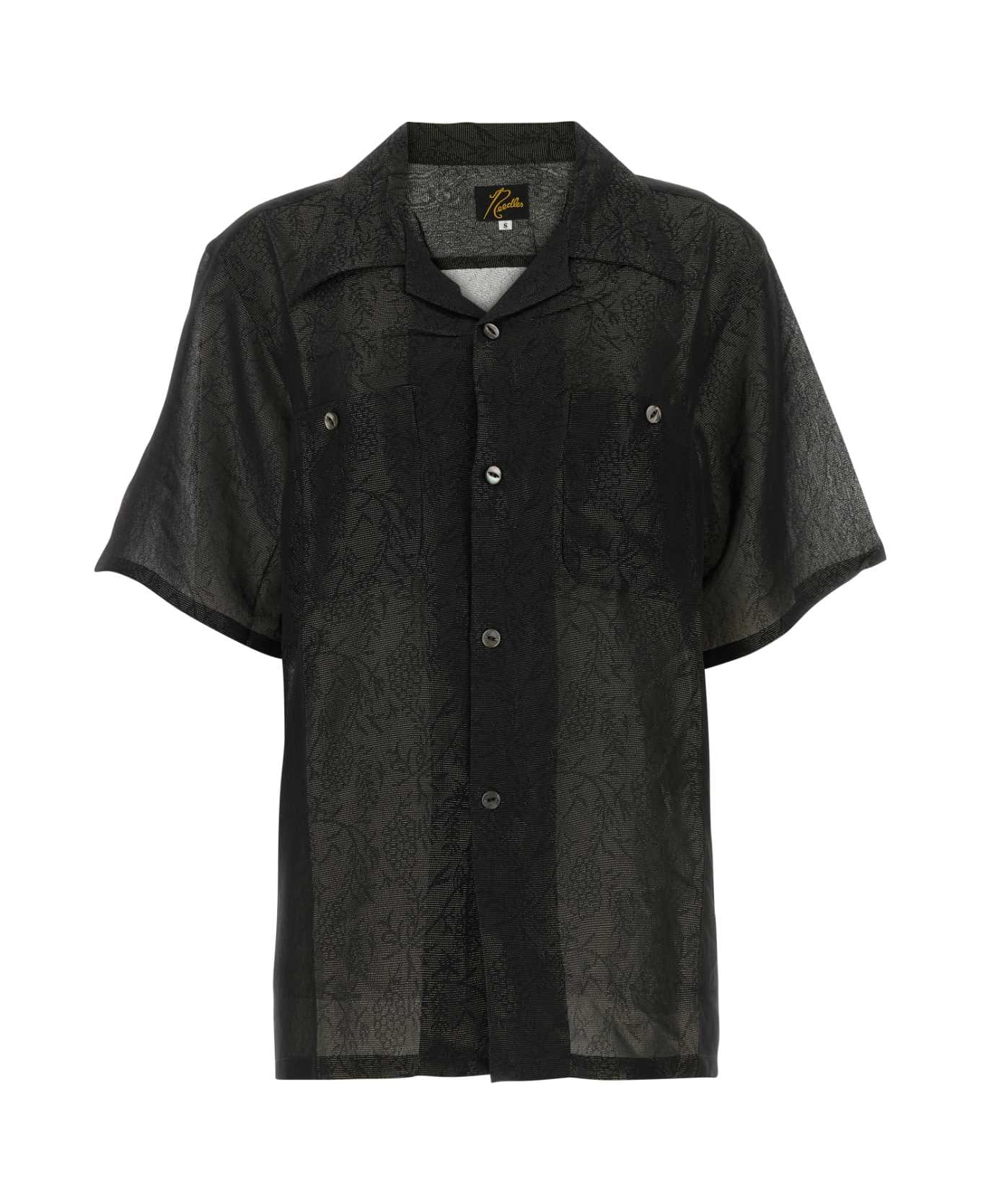 Needles Embroidered Rayon Shirt - Gold