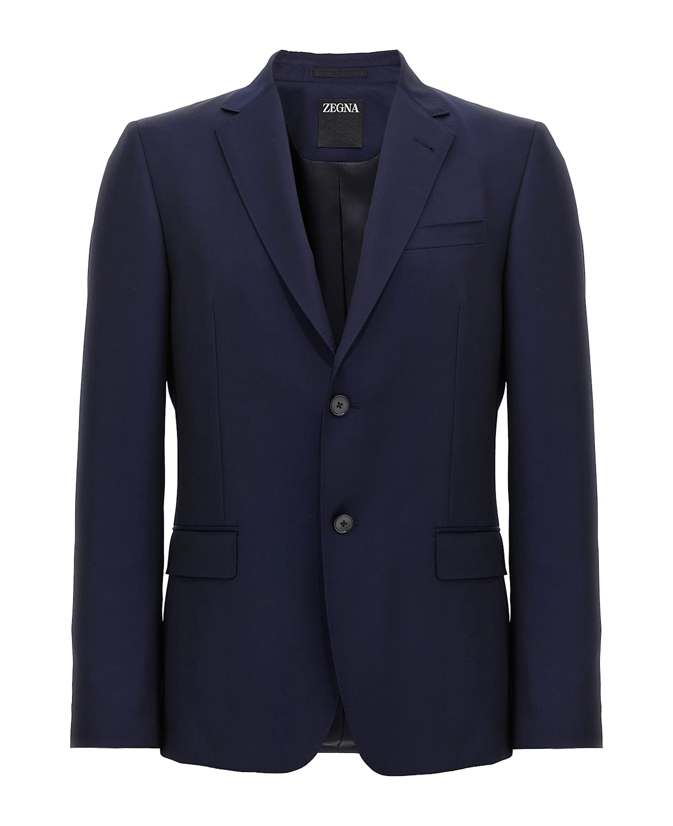 Zegna Single-breasted Blazer - Blue