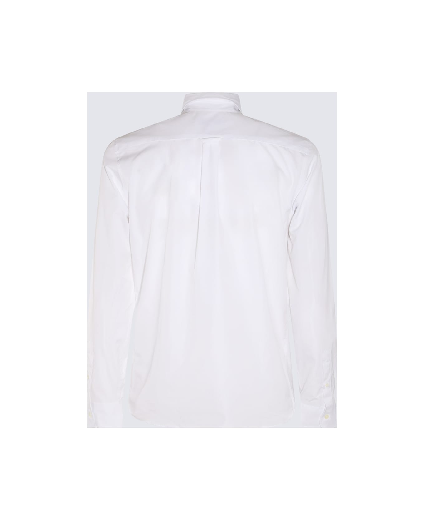Maison Kitsuné White Cotton Fox Head Shirt - White