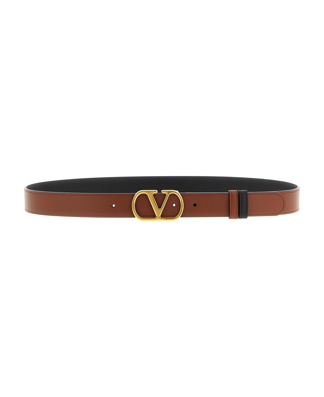 Valentino Garavani Vlogo Reversible Belt - Beige