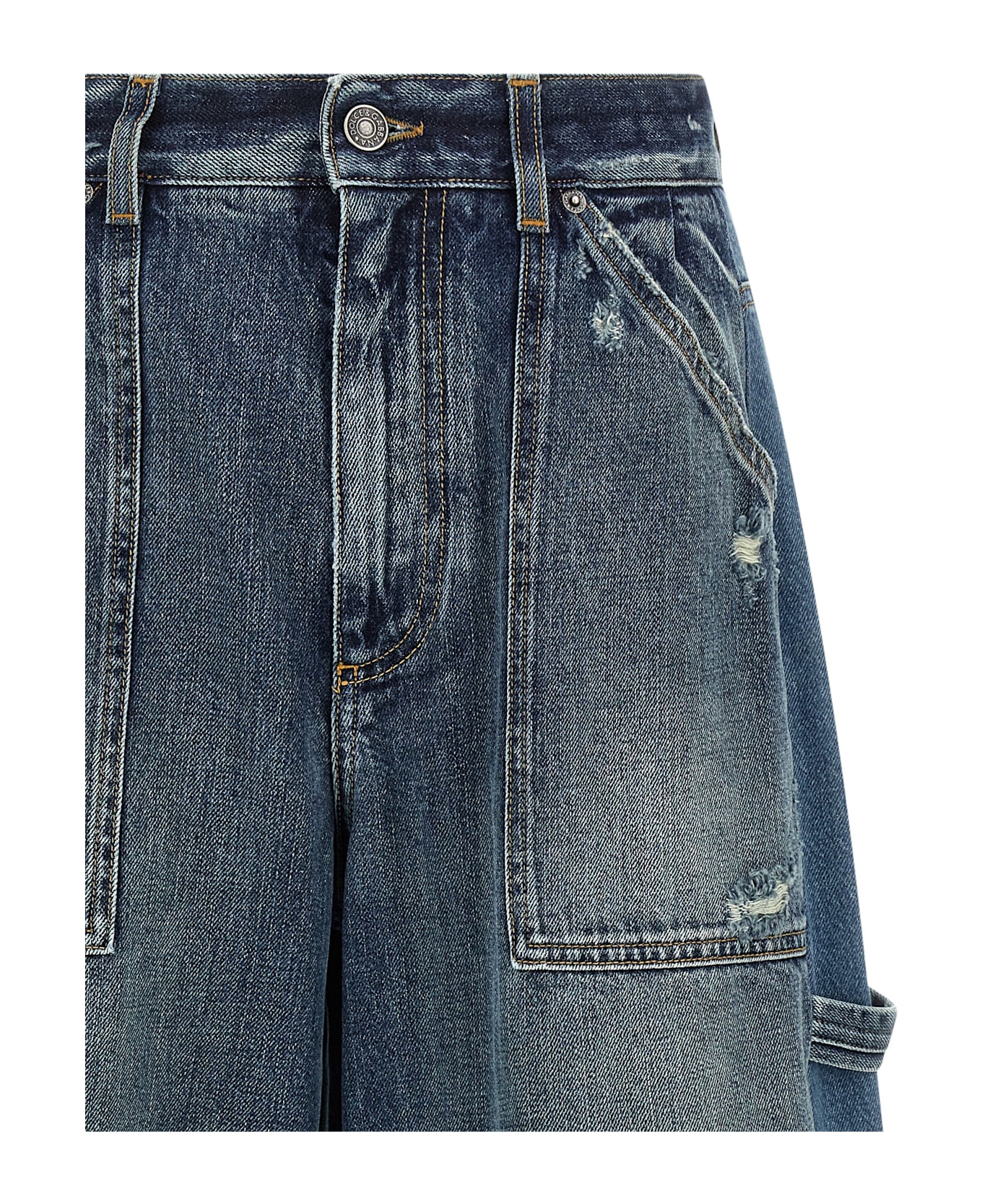 Dolce 
Gabbana Denim Bermuda Shorts - Blue