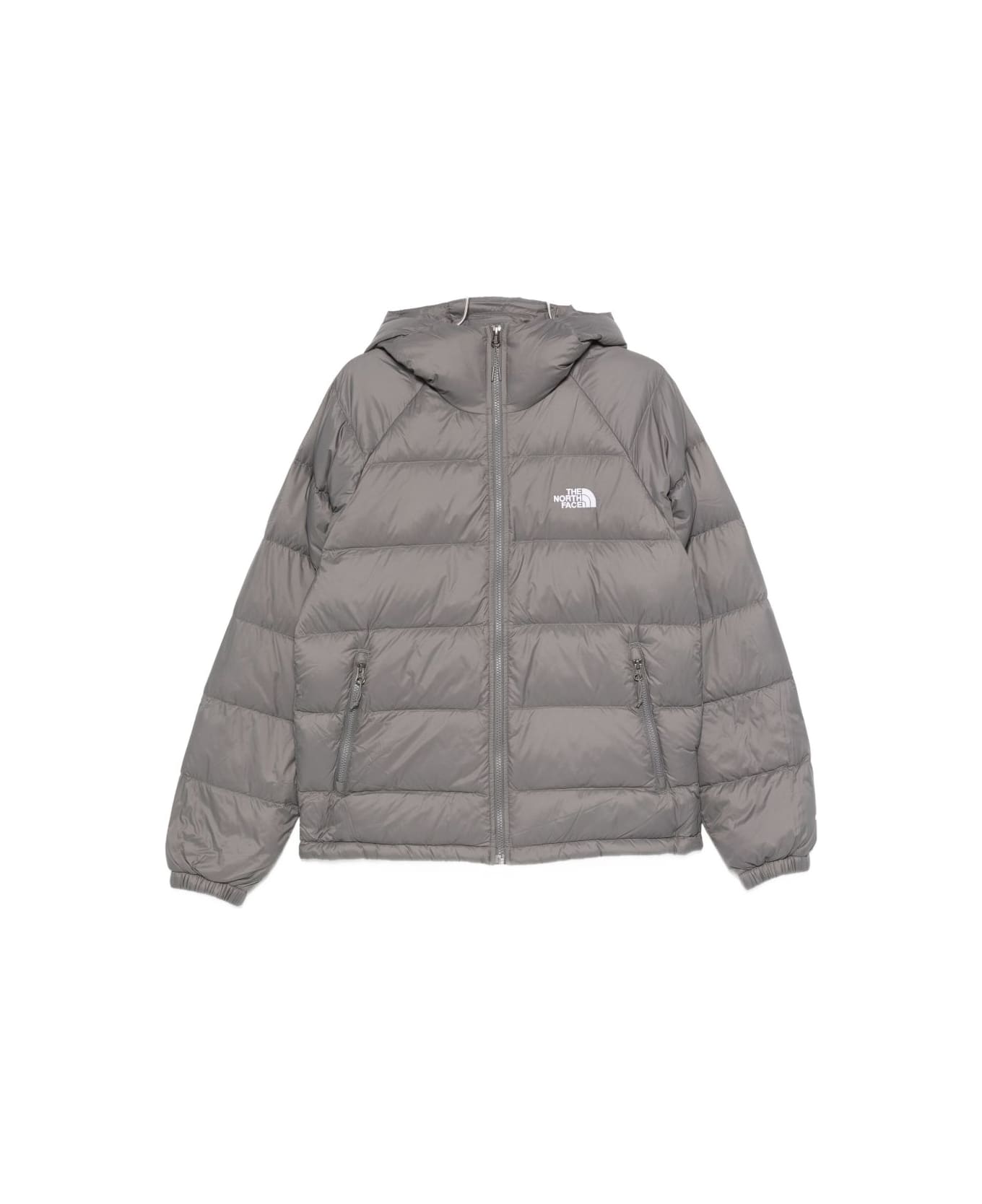 The North Face Zip-up Coat With Hood - Grey
