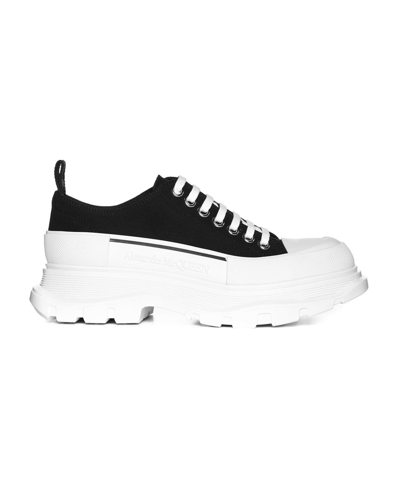 Alexander McQueen Sneaker Tread Slick - Black/white
