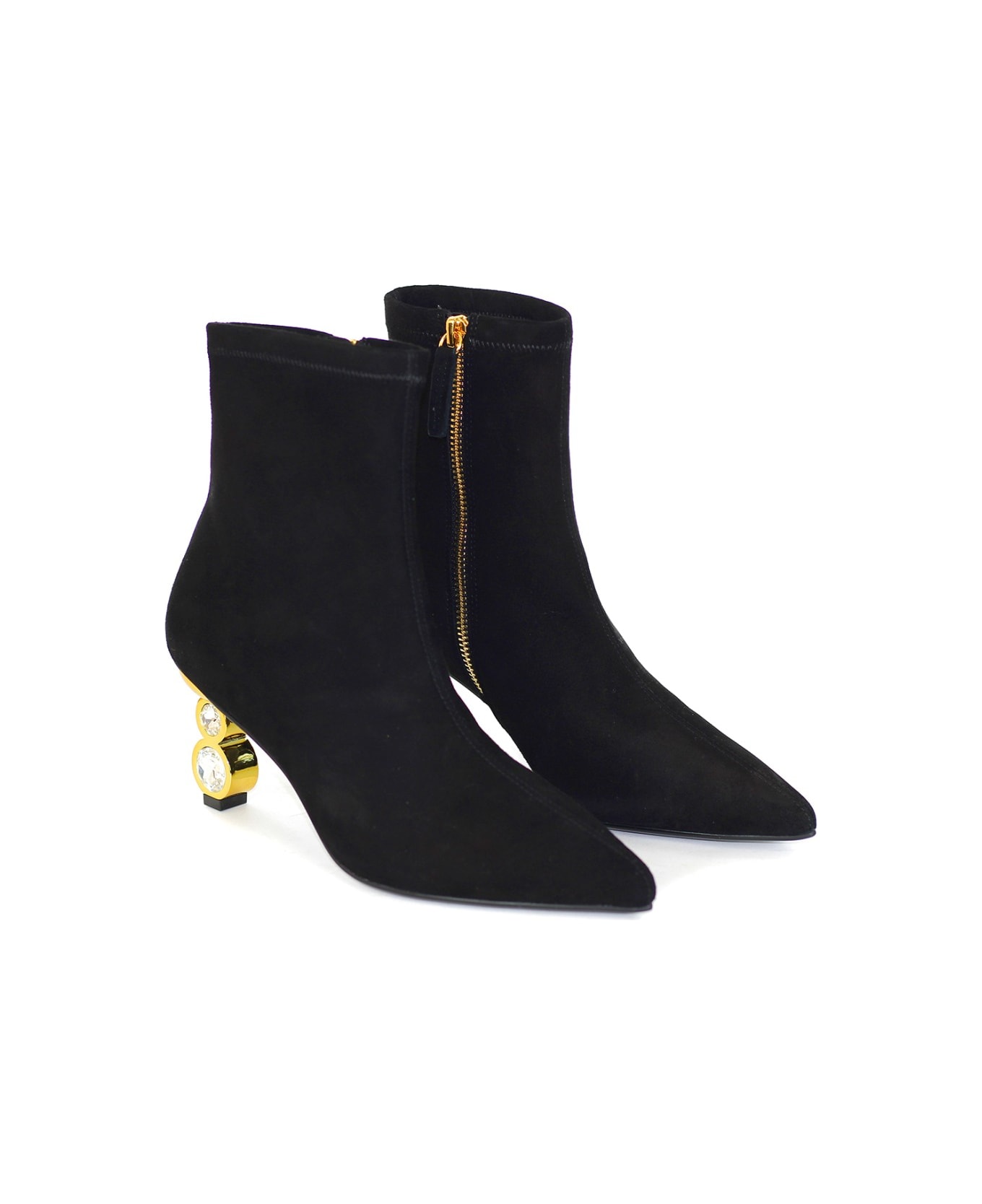 Kat Maconie Boots Ankle - Black Gold ブーツ