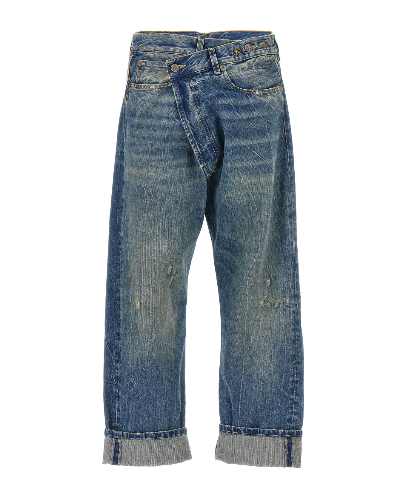 R13 'cross Over' Jeans - Blue