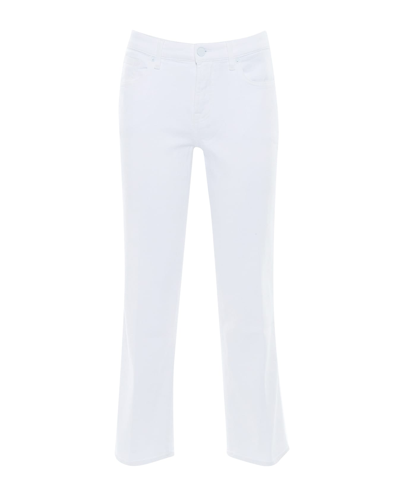 7 For All Mankind White Soleil Jeans - WHITE