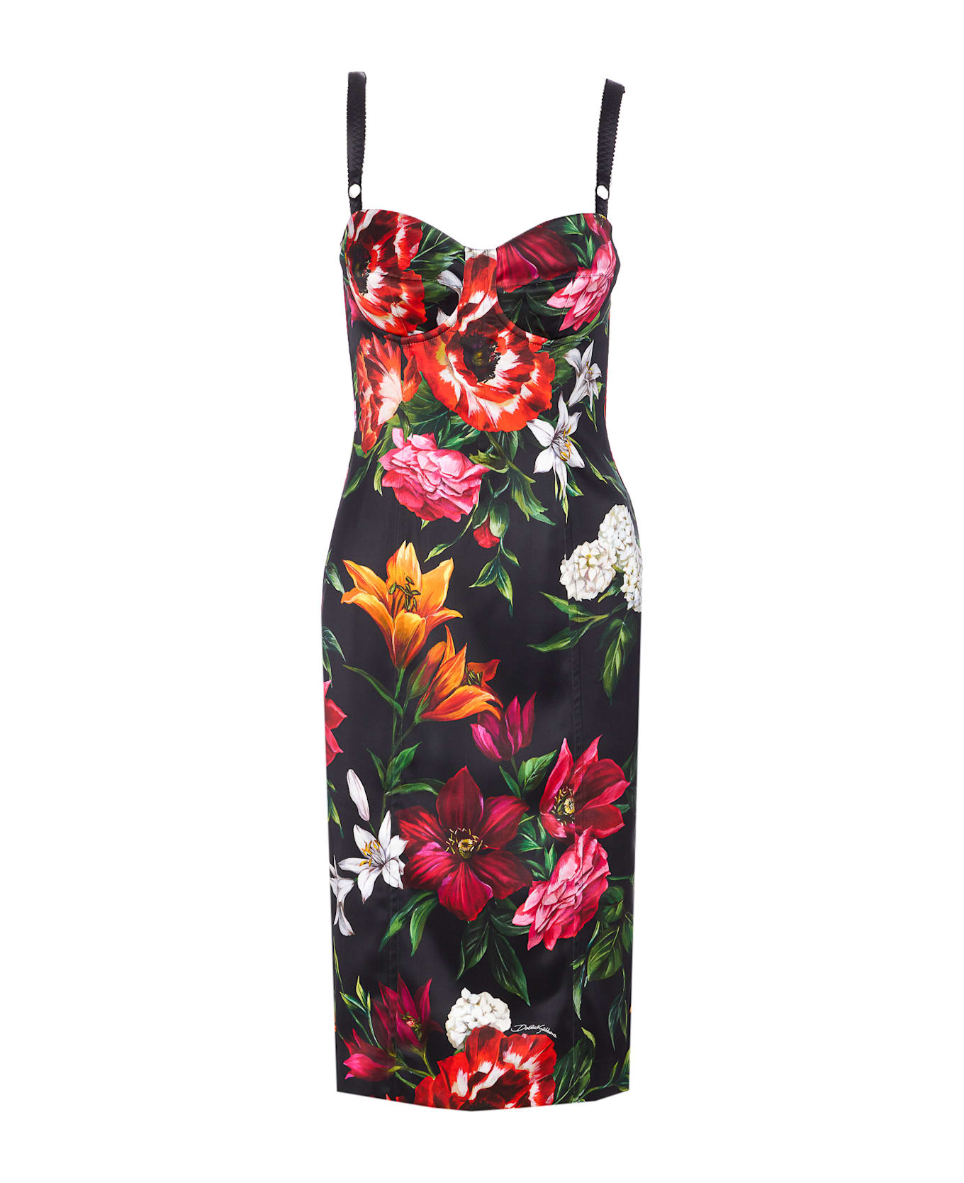 Dolce 
Gabbana Floral Print Dress - MultiColour