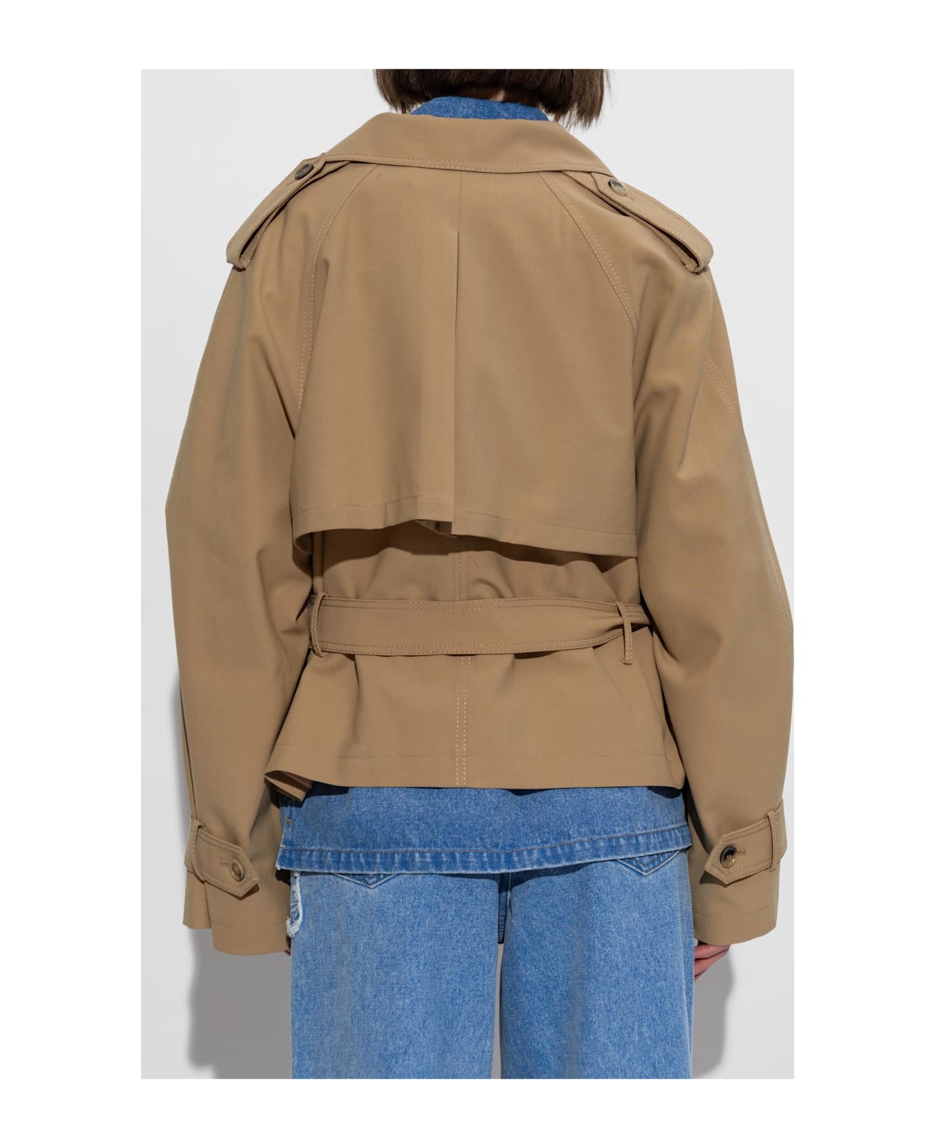 Marni Jacket With Belt - WINTER WHEAT