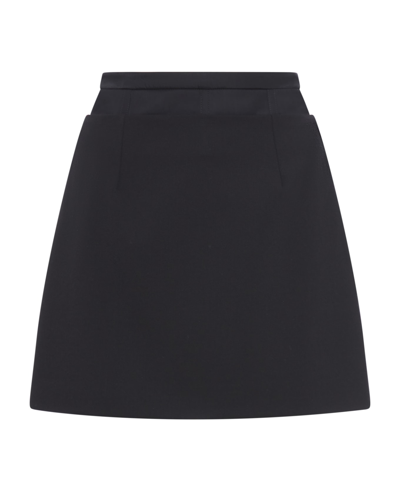 Del Core Corset Waist Miniskirt - Black スカート