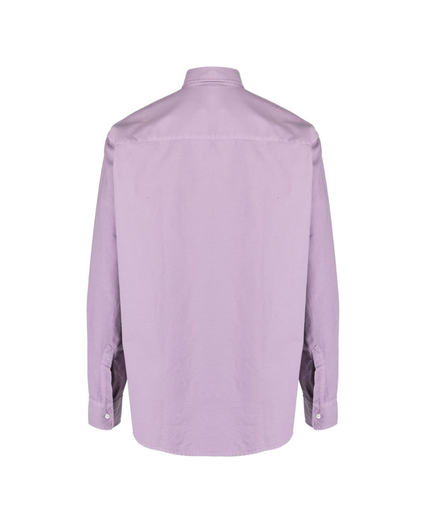 Aspesi Collared Buttoned Shirt - Lilac