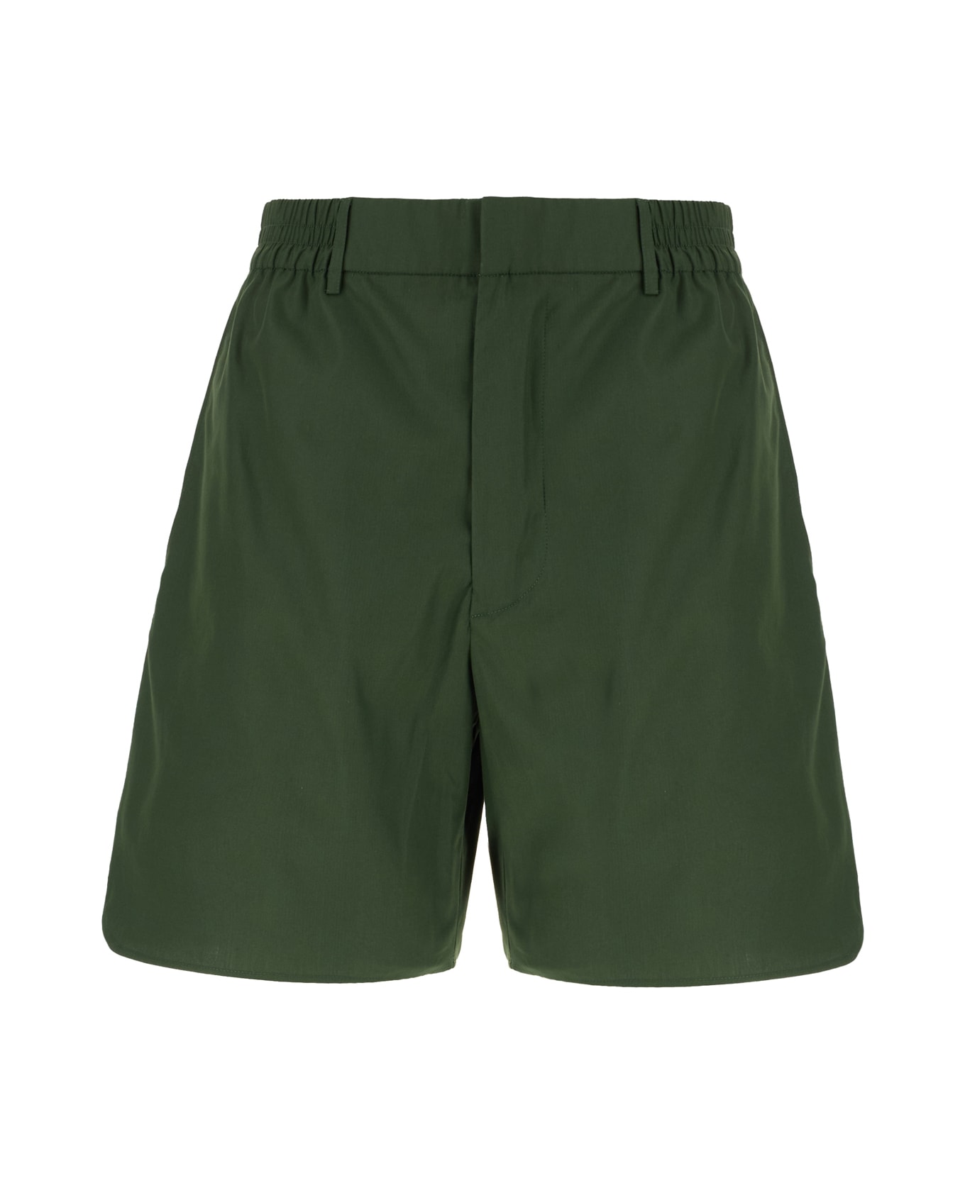Fendi Cotton Bermuda Shorts - JUNGLE