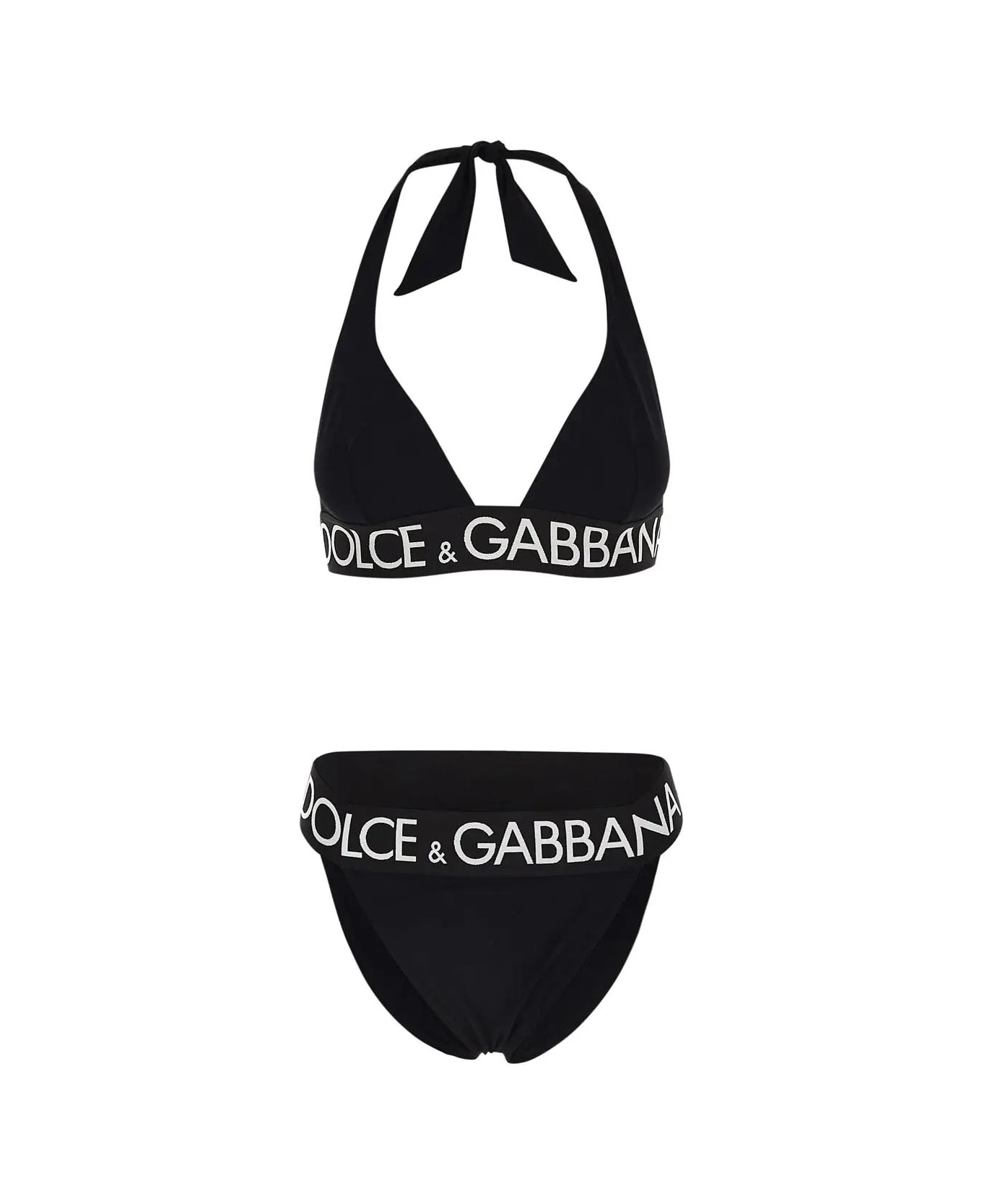 Dolce & Gabbana Logoed Bikini - Nero