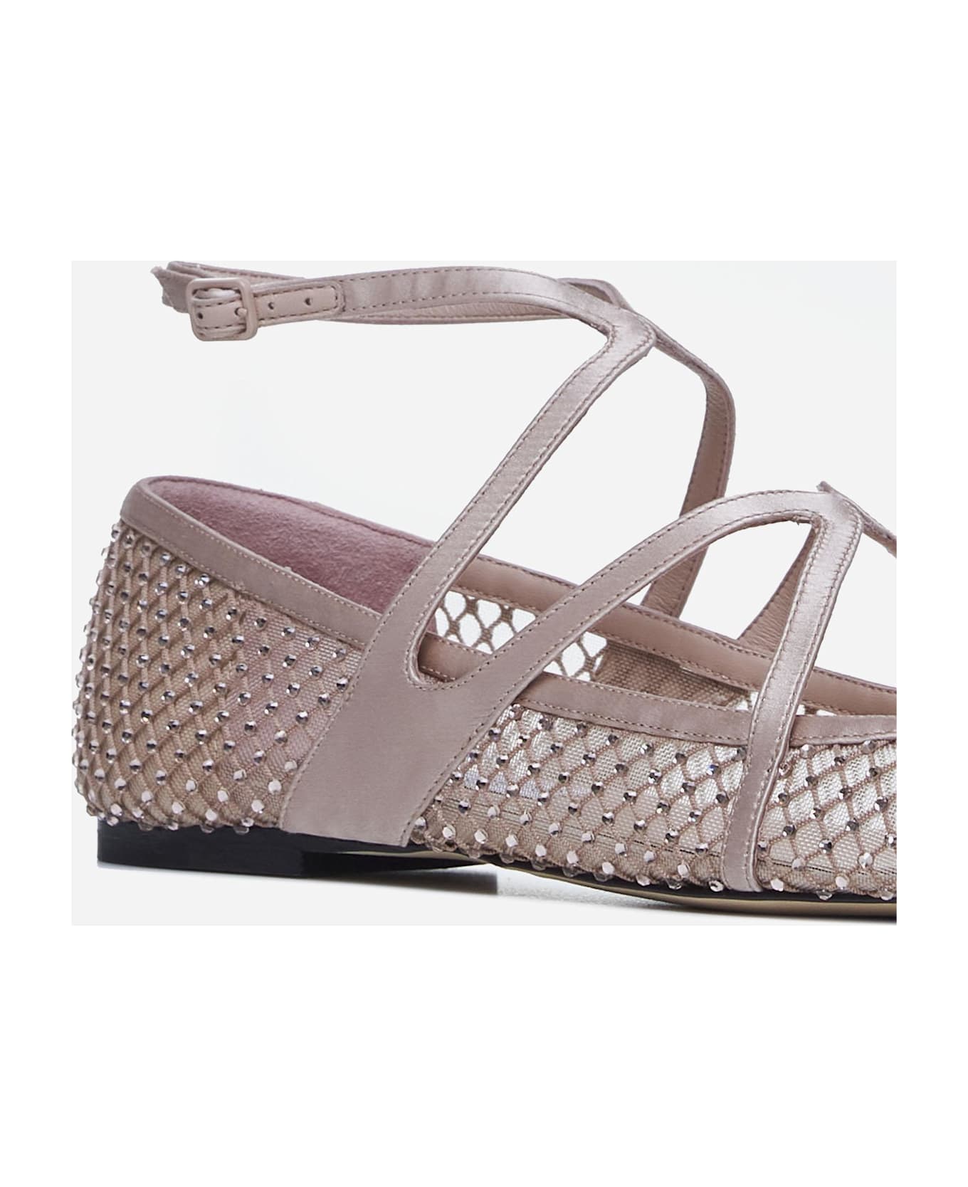 Jimmy Choo 
astoria
 Rhinestone Ballet Flats - Pink