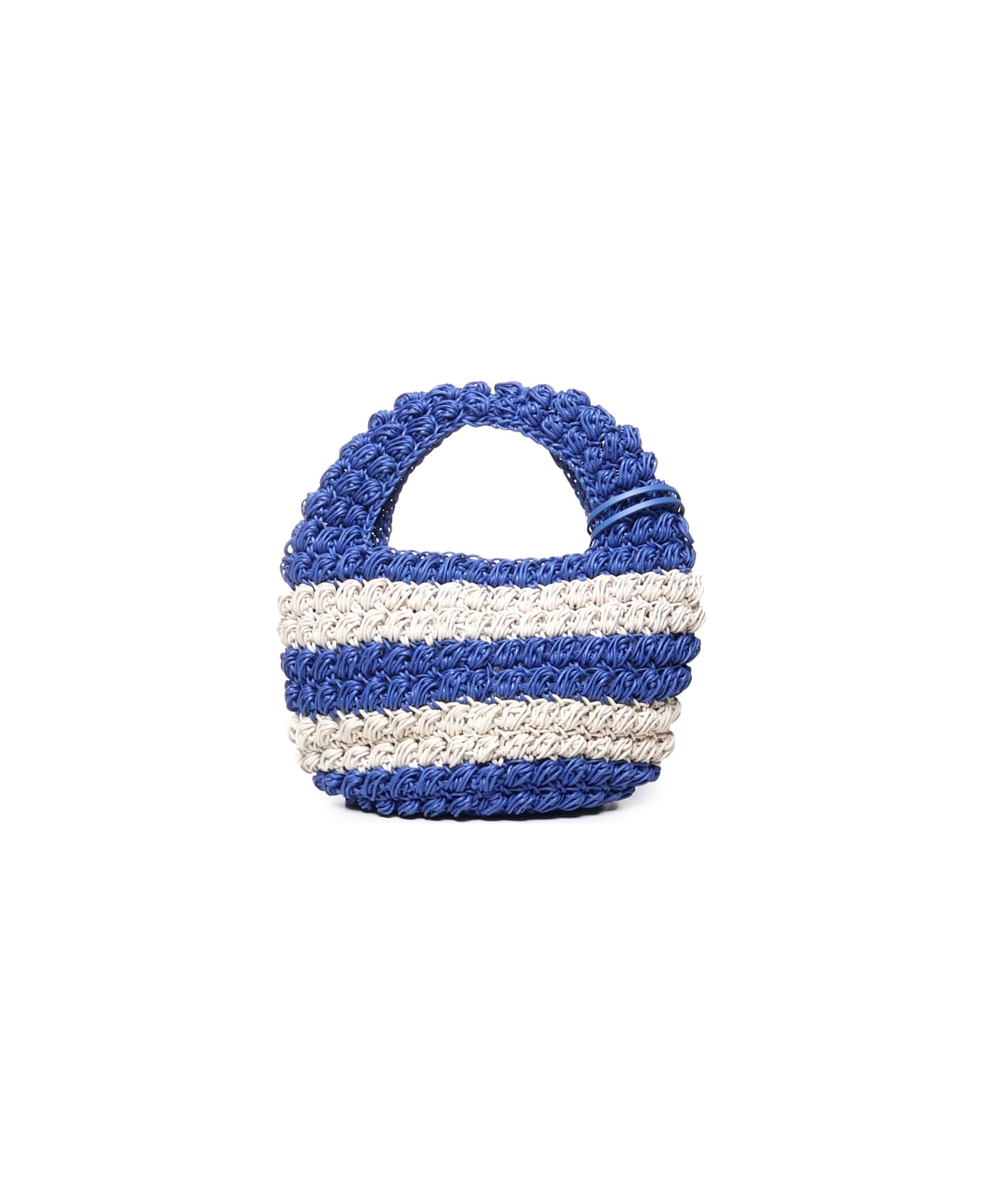 J.W. Anderson Popcorn Basket Handbag - Blue, white