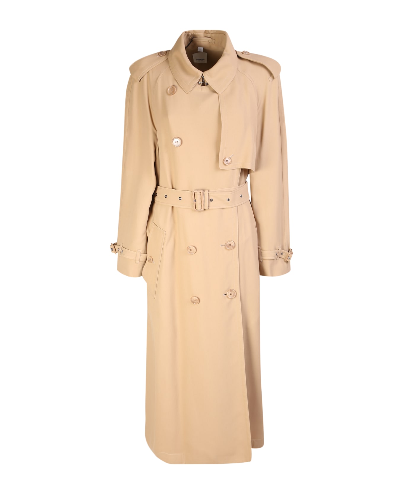 Burberry Double-breasted Trench Coat Beige - Beige