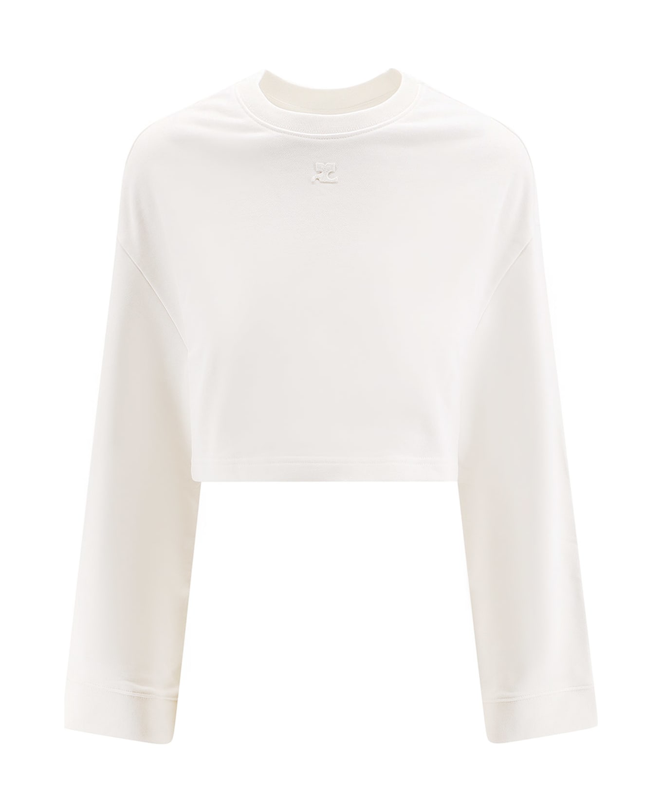 Courrèges Sweatshirt - White フリース