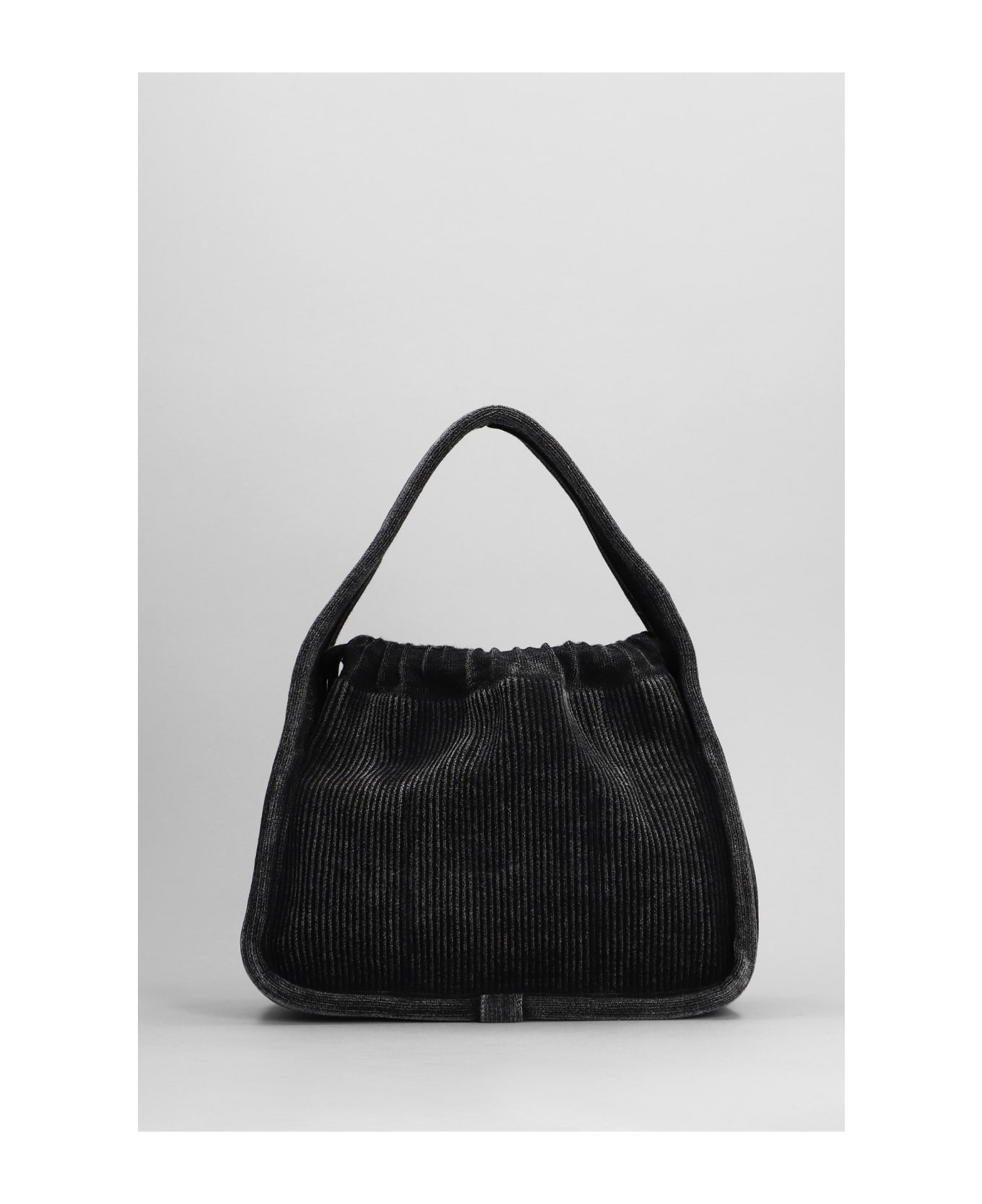 Alexander Wang Ryan Hand Bag In Grey Cotton - GREYAGED