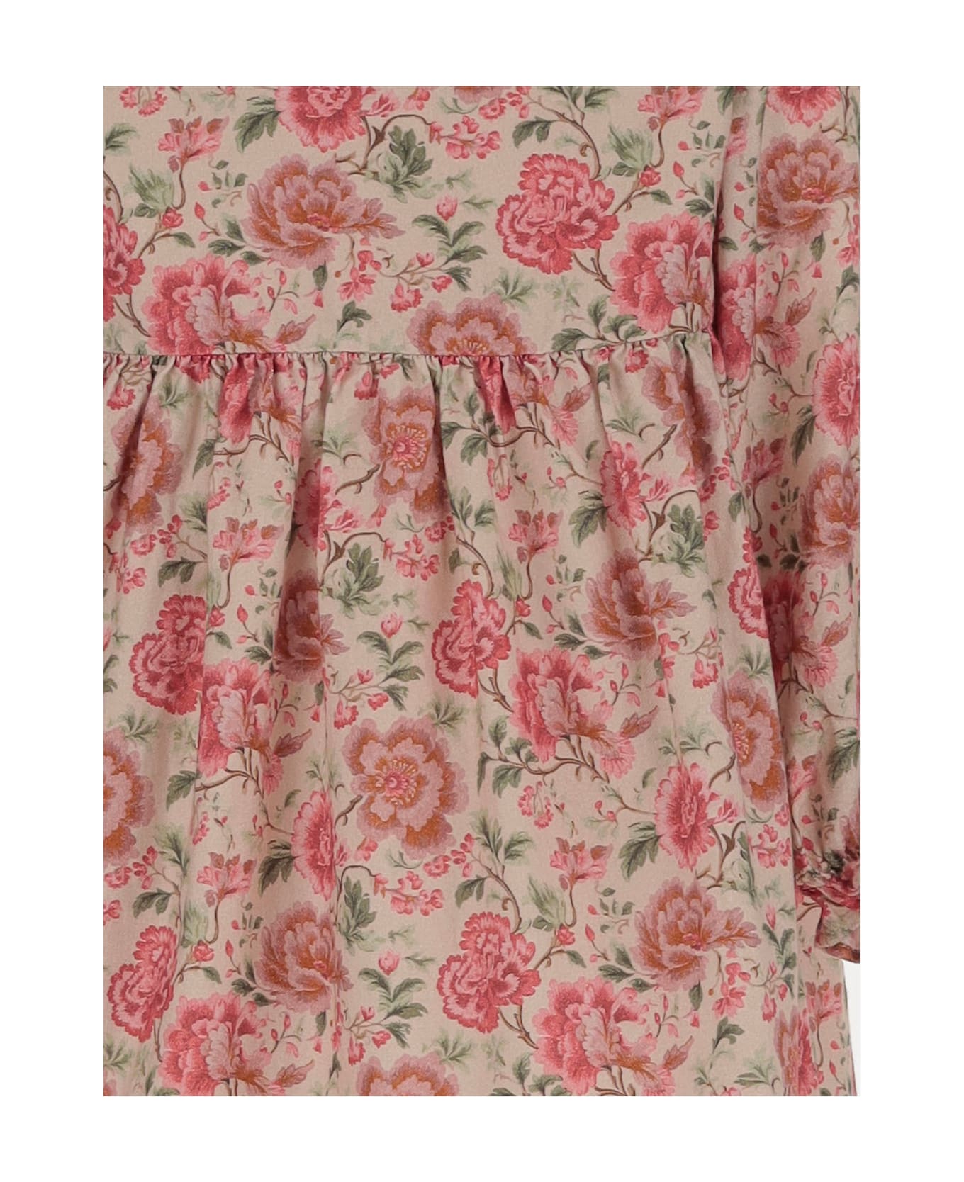 Babe 
Tess Cotton Dress With Floral Pattern - Red