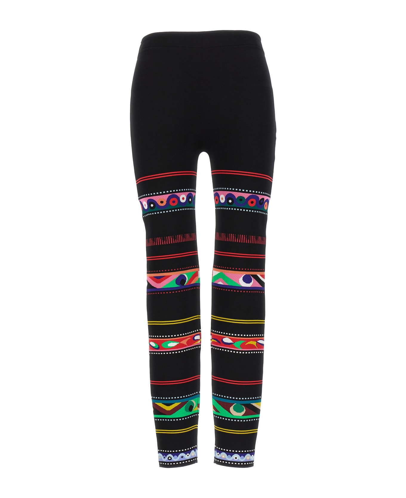 Pucci Jacquard Patterned Leggings - Multicolor