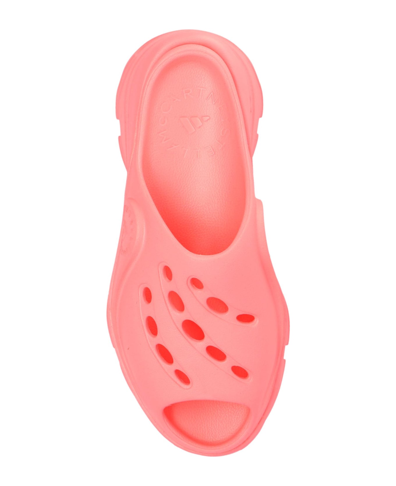 Adidas by Stella McCartney Rubber Platform Slides - PINK サンダル