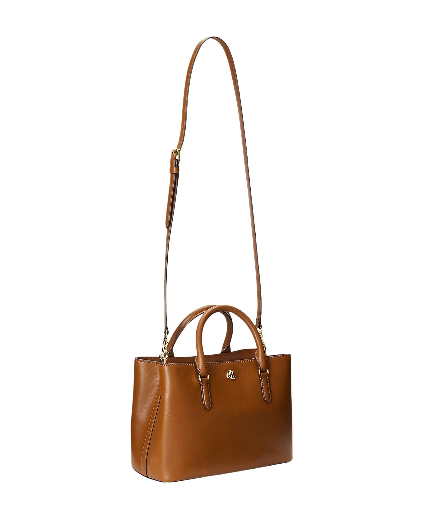 Polo Ralph Lauren Marcy 26 Satchel Small - Lauren Tan