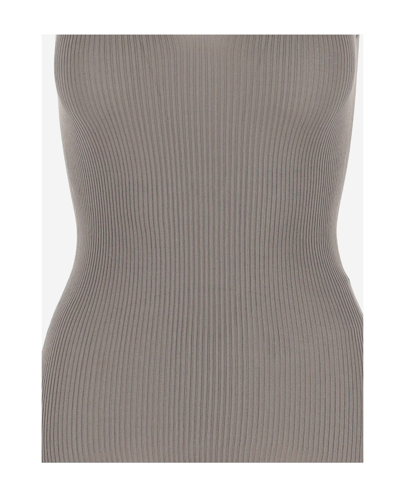Sa Su Phi Silk Tank Top - Beige