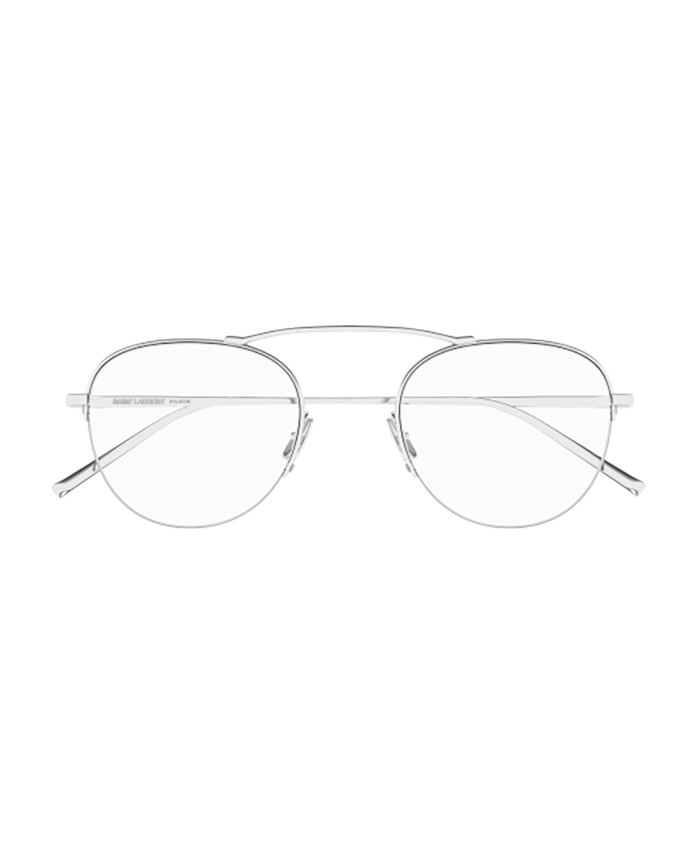 Saint Laurent Eyewear SL 576 Eyewear - Silver Silver Transpa