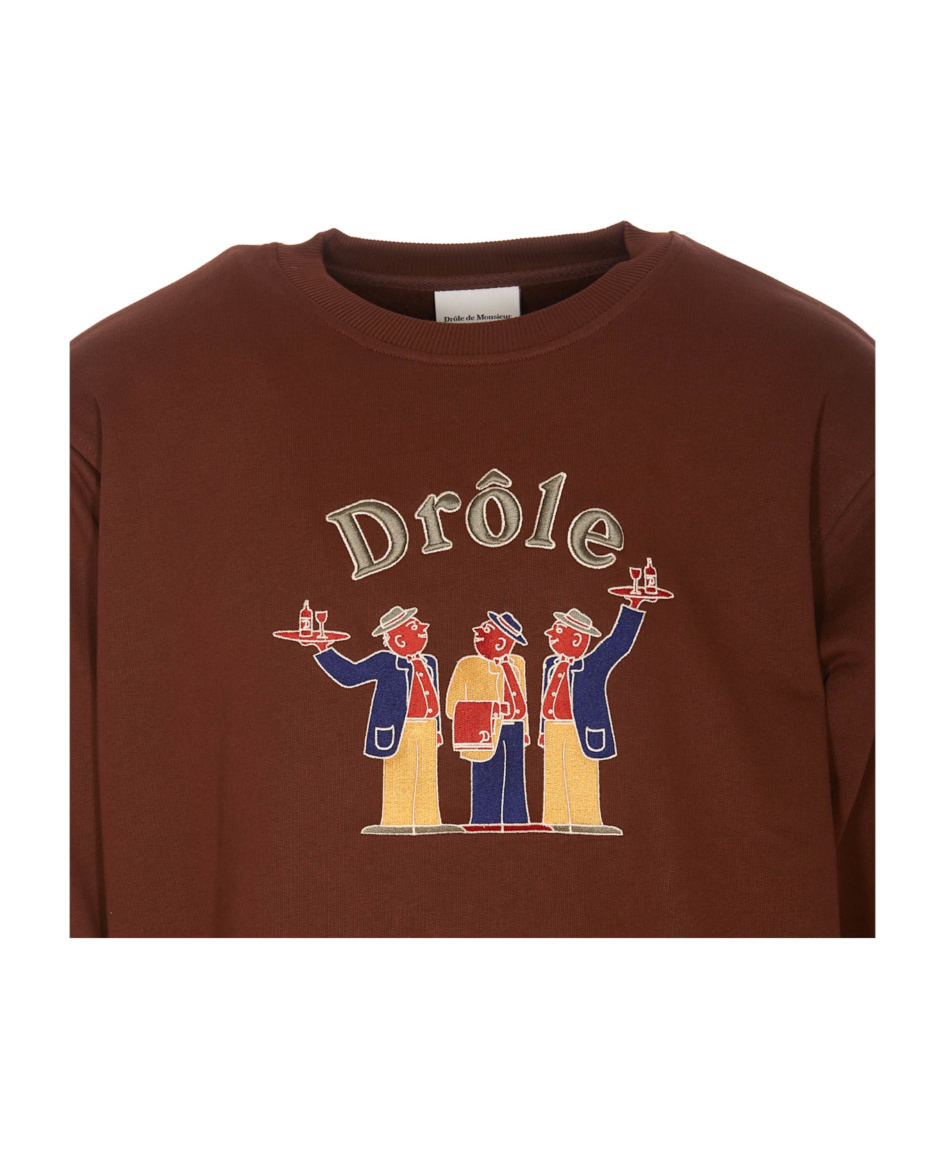 Drôle de Monsieur Le Crillon Sweatshirt - Brown