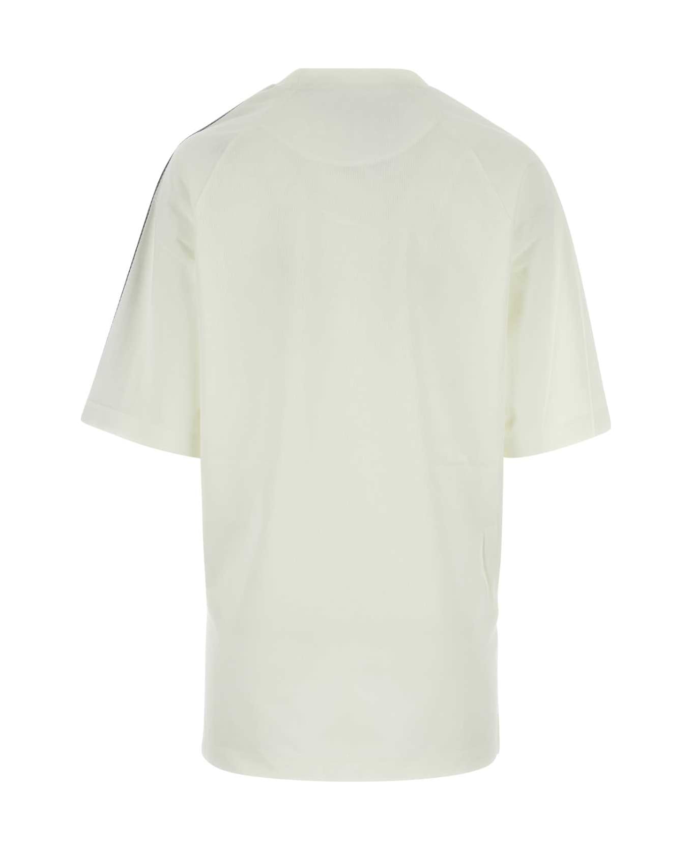 Y-3 White Cotton Blend Oversize T-shirt - OWHITE
