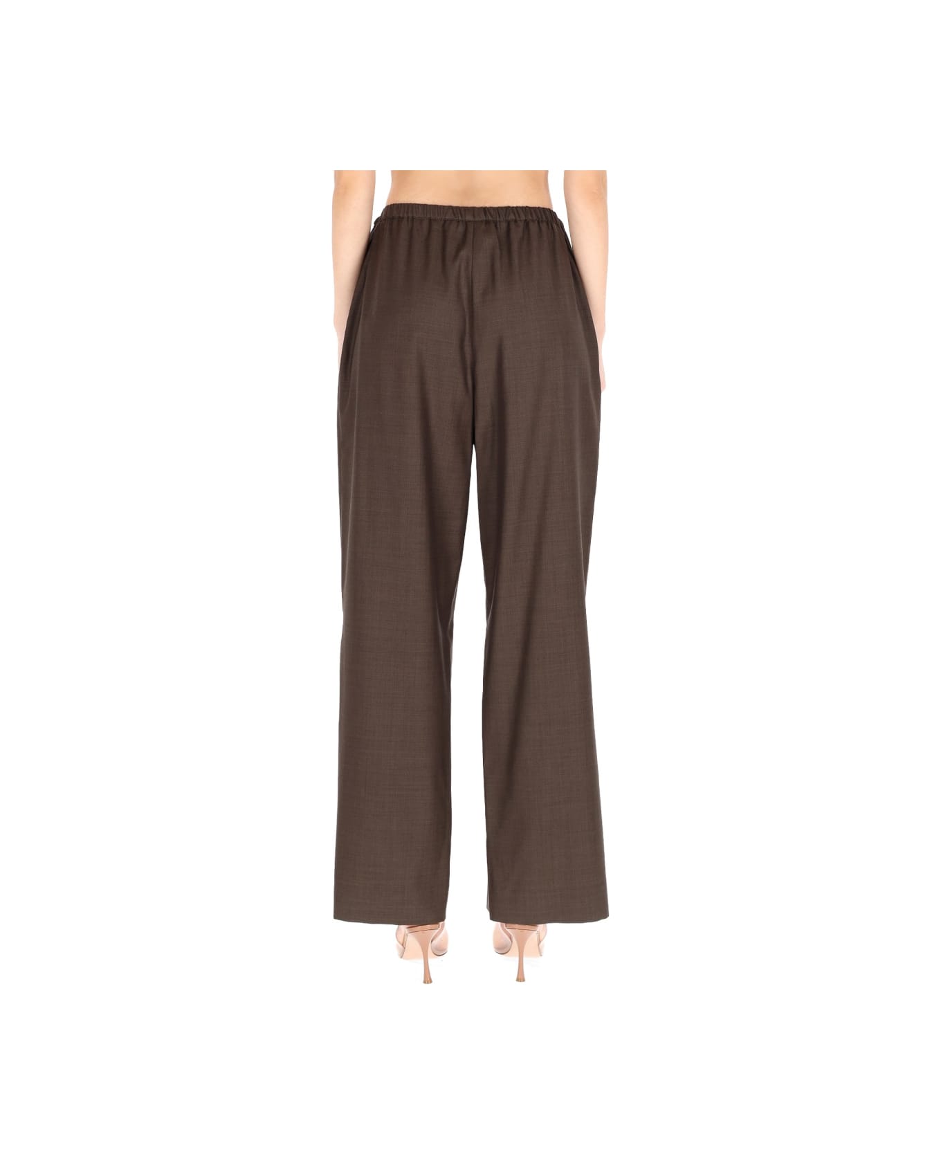 Loulou Studio Pants "cove" - BROWN