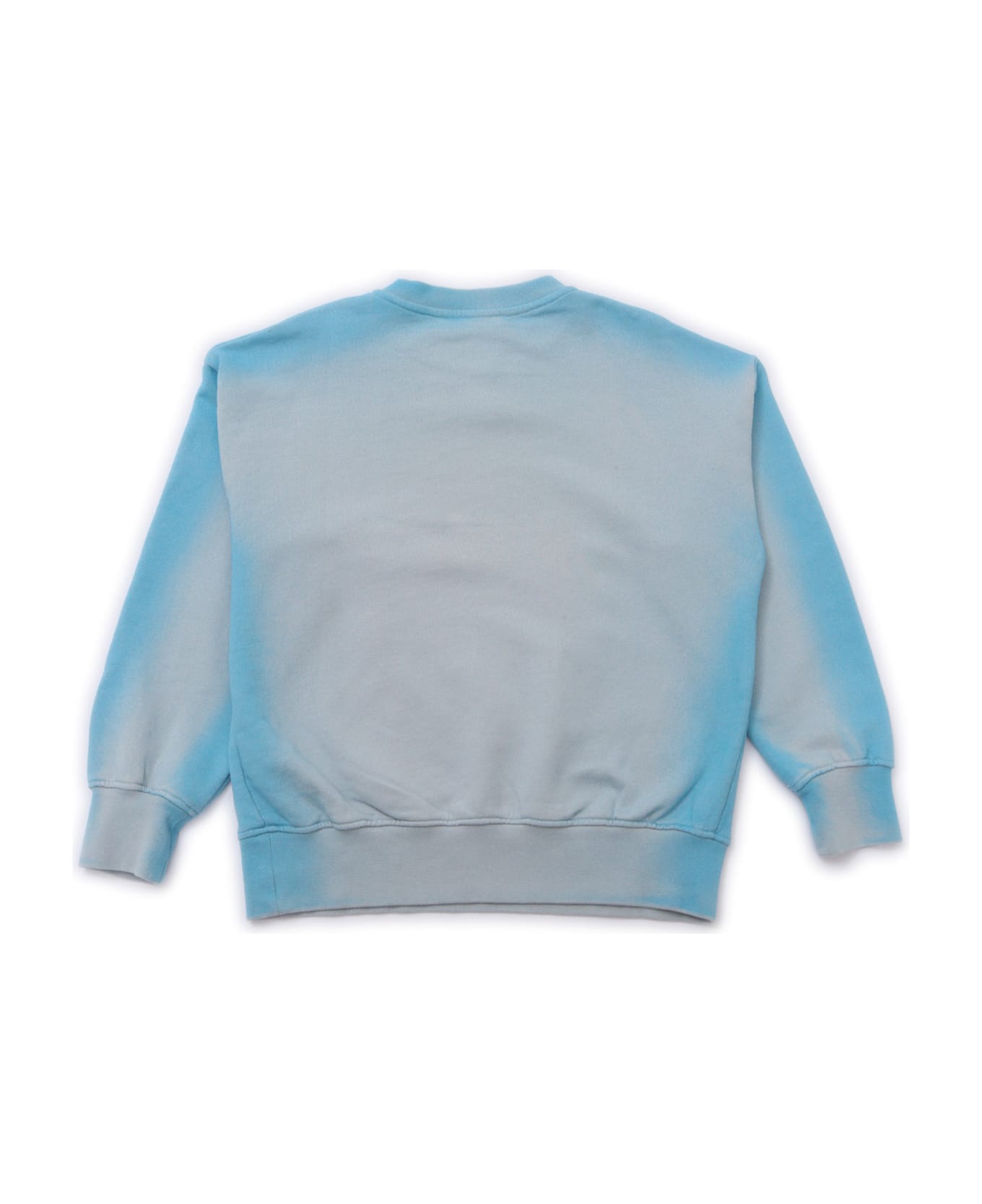 MSGM Airbrushed Sweatshirt Unisex - LIGHT BLUE