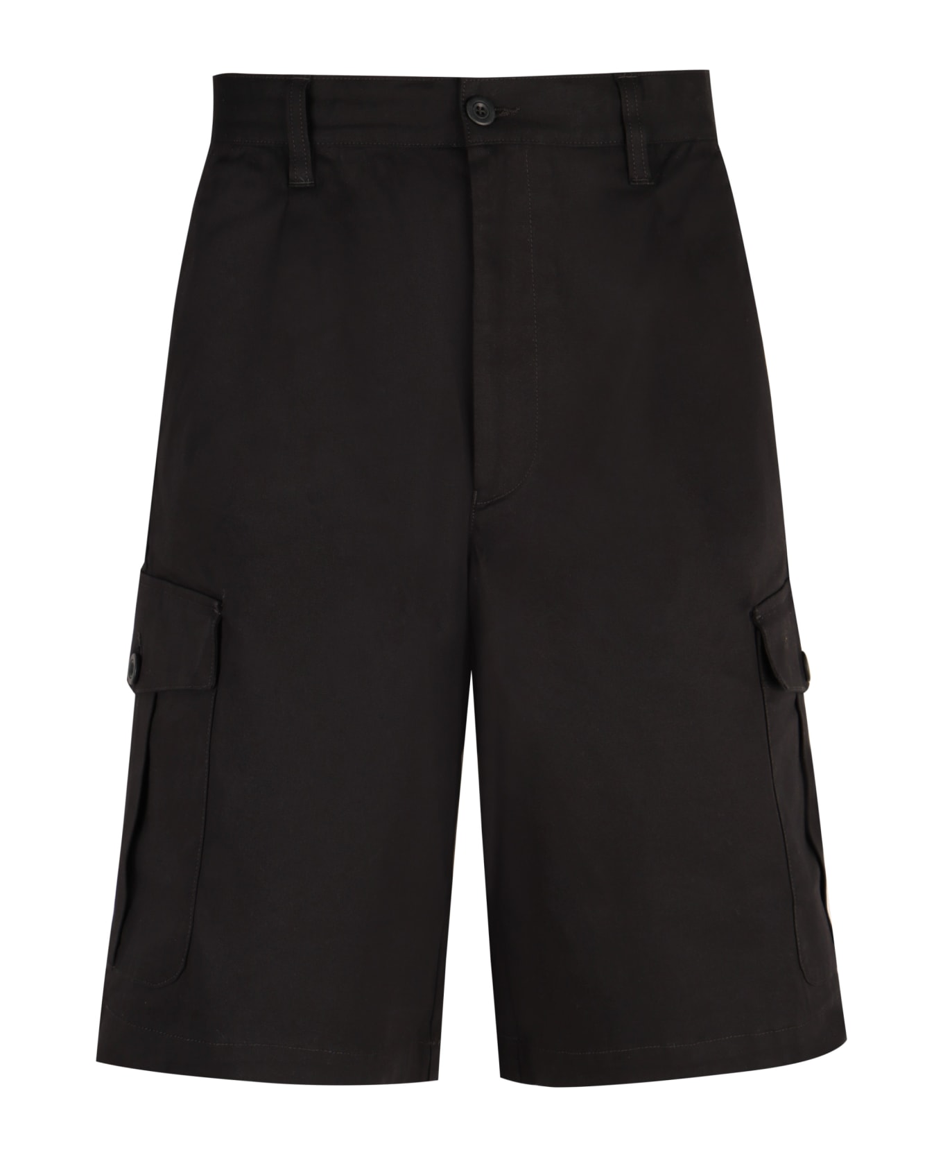 Emporio Armani Cotton Cargo Bermuda Shorts - black ショートパンツ