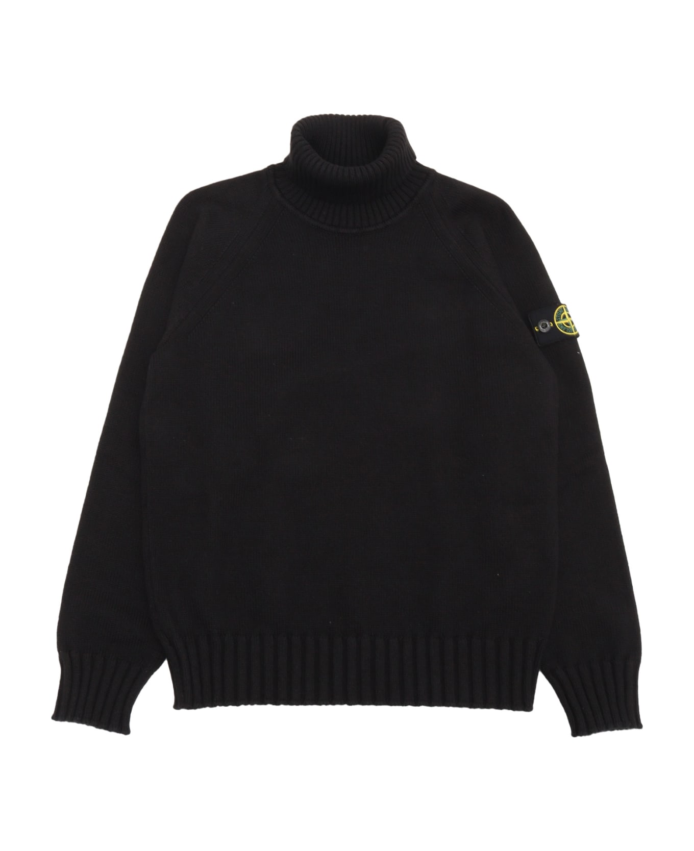 Stone Island Junior Sweater - BLACK