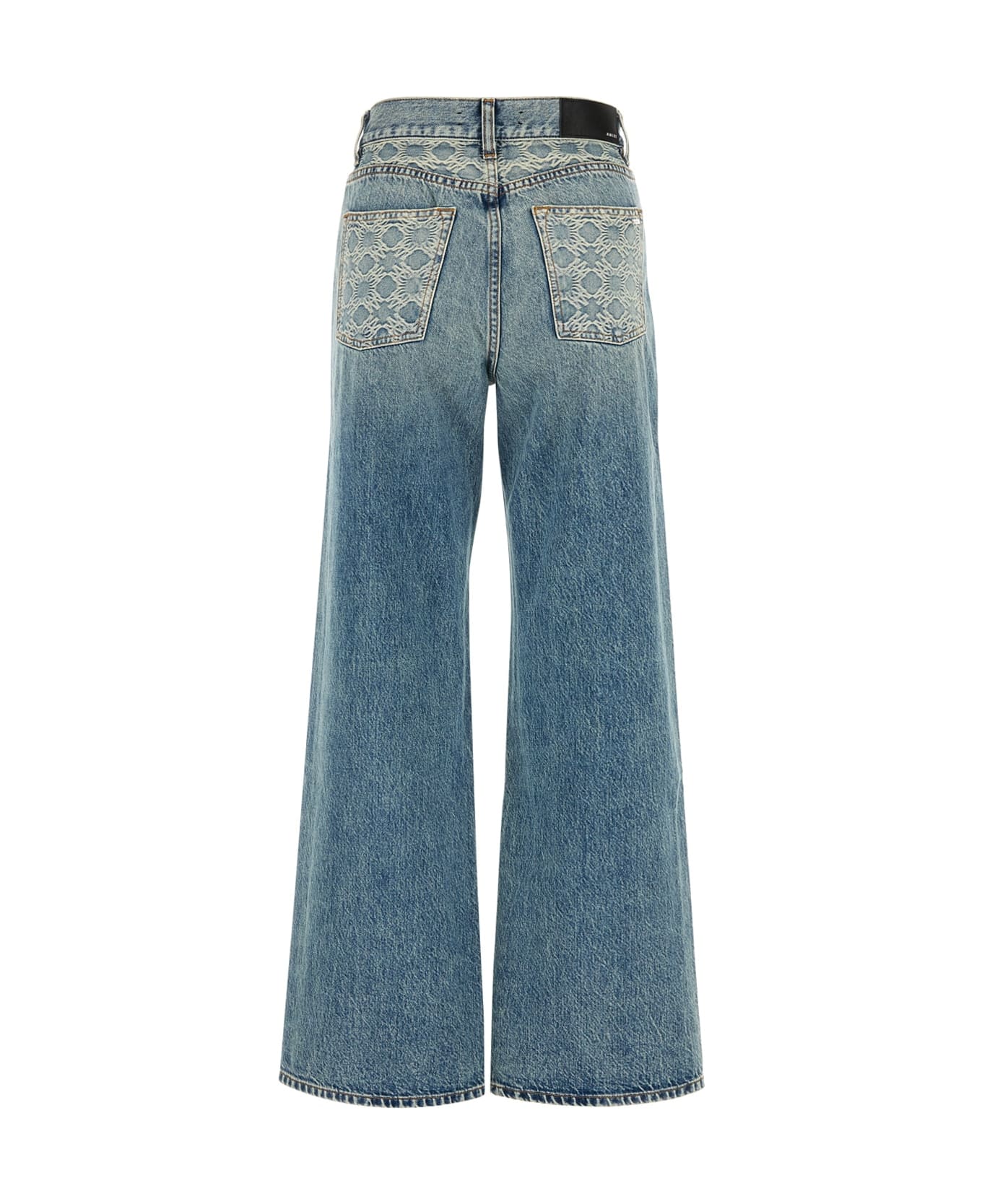 AMIRI Ma Quad High Rise Wide Jean - CLASSICMIDINDIGO