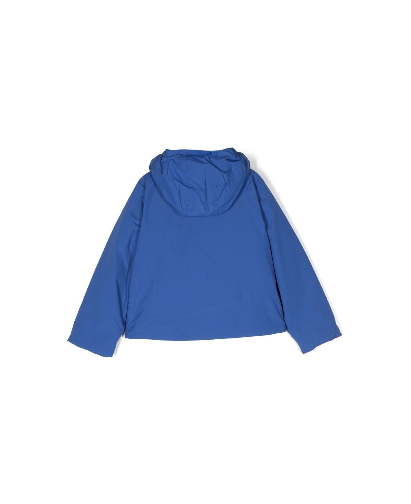 K-Way Jacket With Logo - Blue コート＆ジャケット